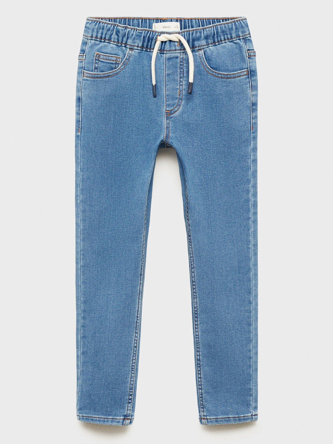 mango-boys-elasticated-waist-jeans-blue