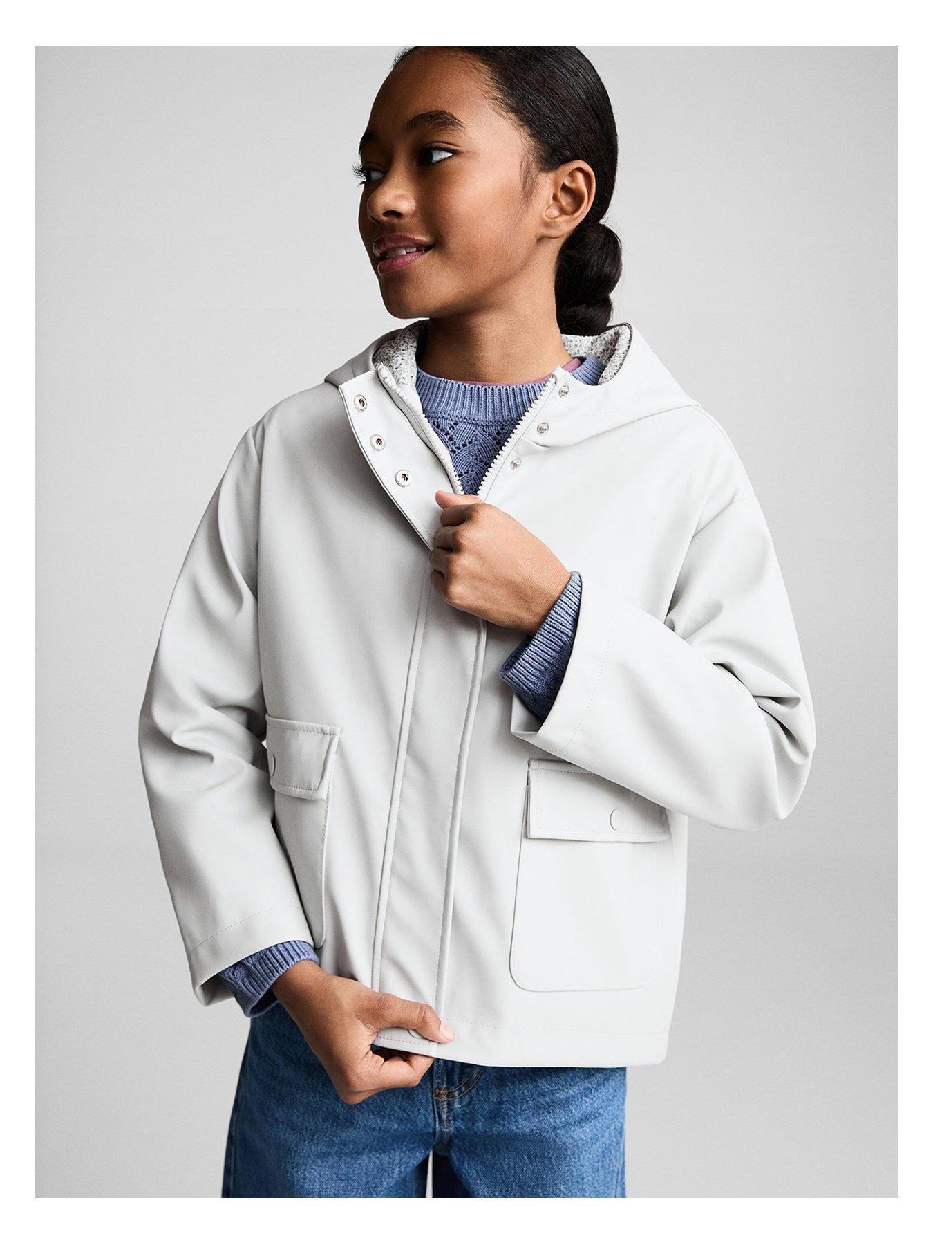 mango-girls-rubberised-rain-coat-light-green