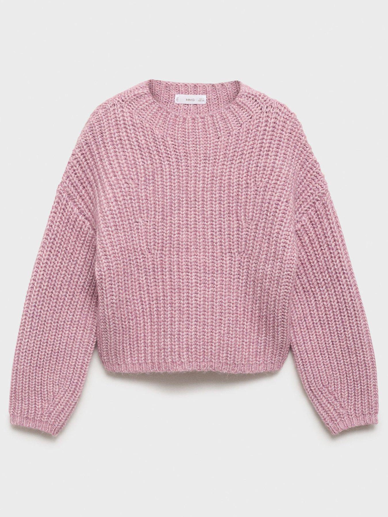 mango-girls-knitted-jumper-pink