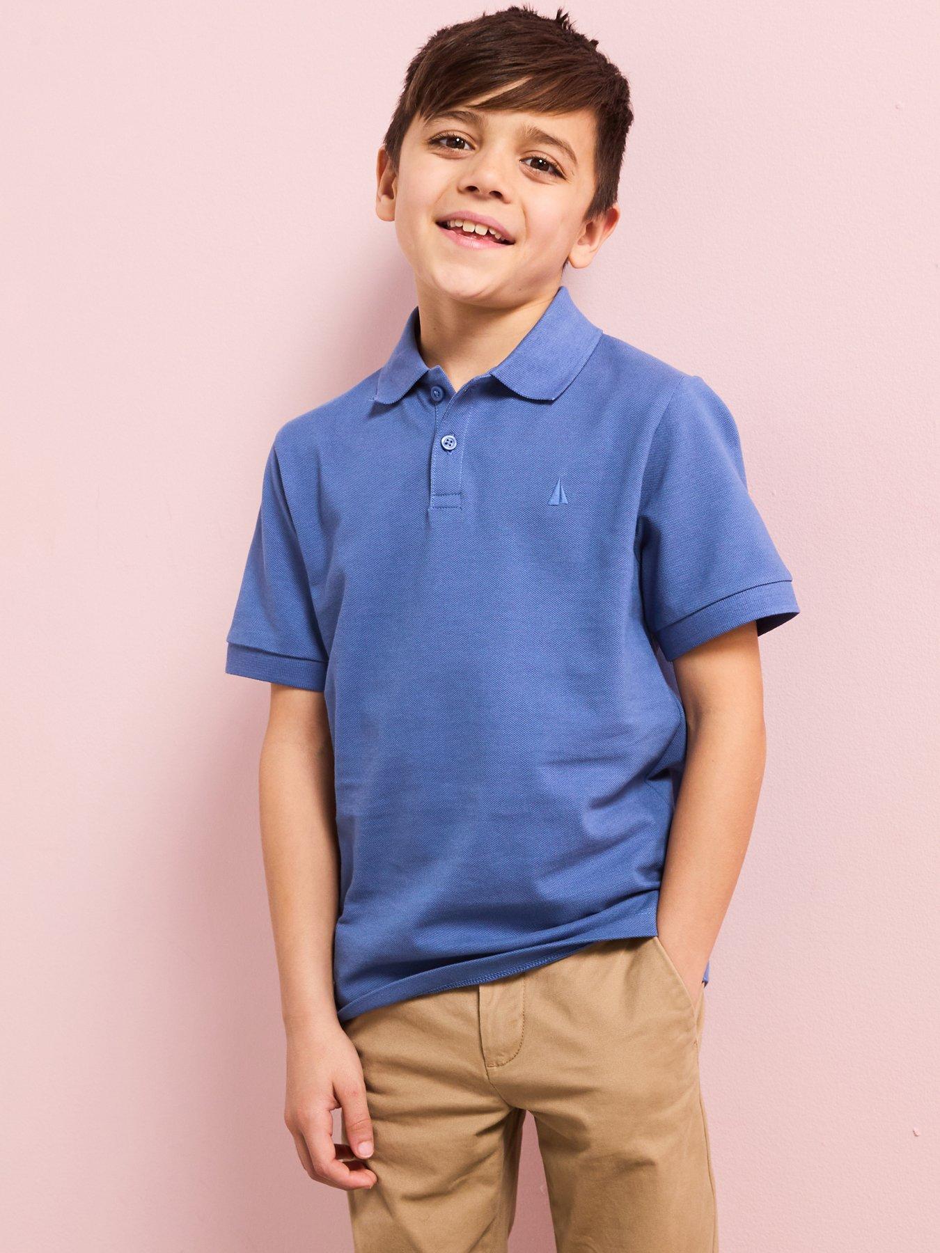 mango-boys-short-sleeve-polo-shirt-blue