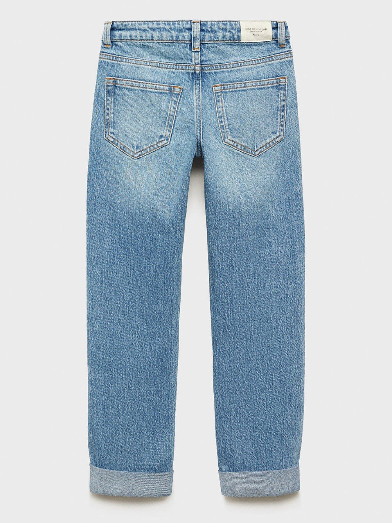  image of mango-boys-regular-fit-jeans-blue