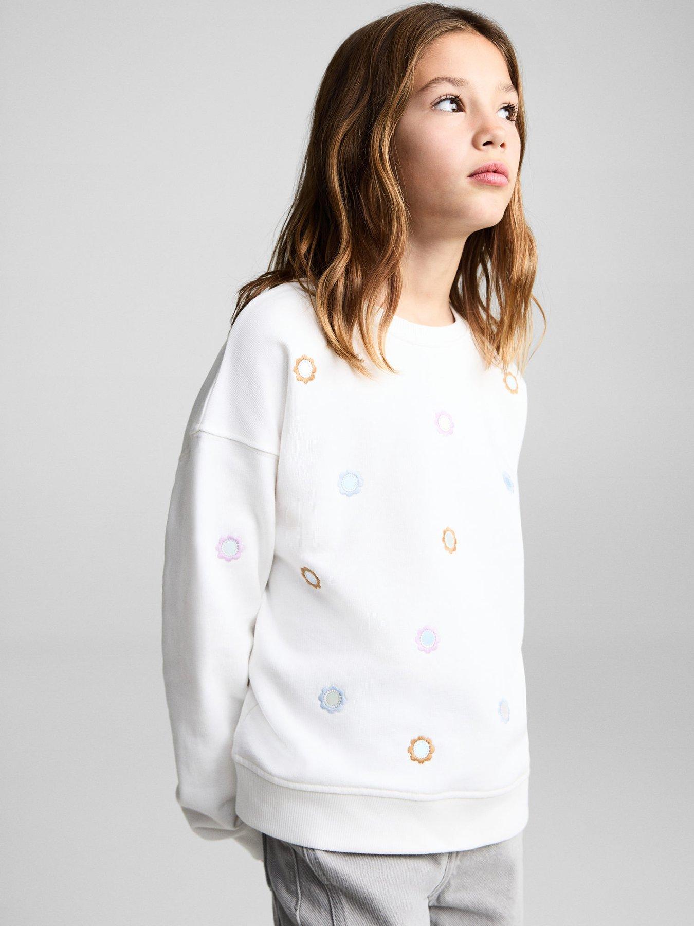 mango-girls-embroidered-sweatshirt-light-cream
