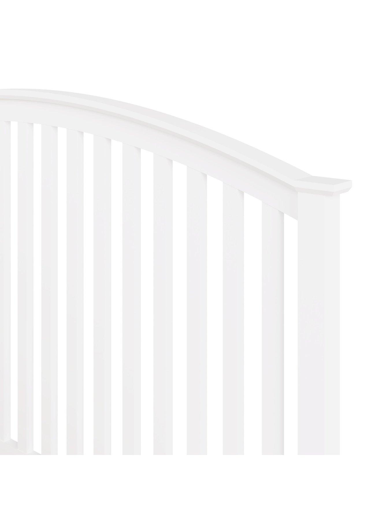 Image 6 of 6 of GFW Madrid Wooden End Lift Up Ottoman Storage Bed with Sleepycastle Mattress Options (Buy &amp; SAVE!) - White