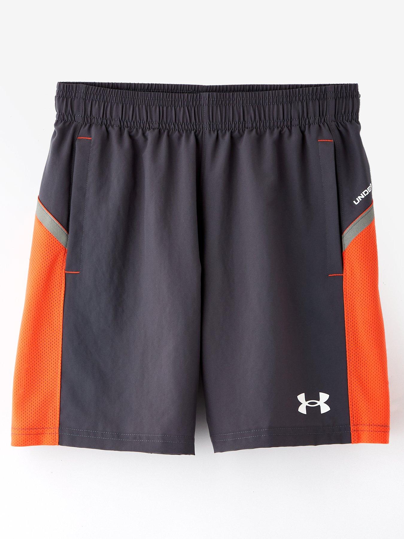 under-armour-junior-boys-training-tech-utility-woven-shorts-grey