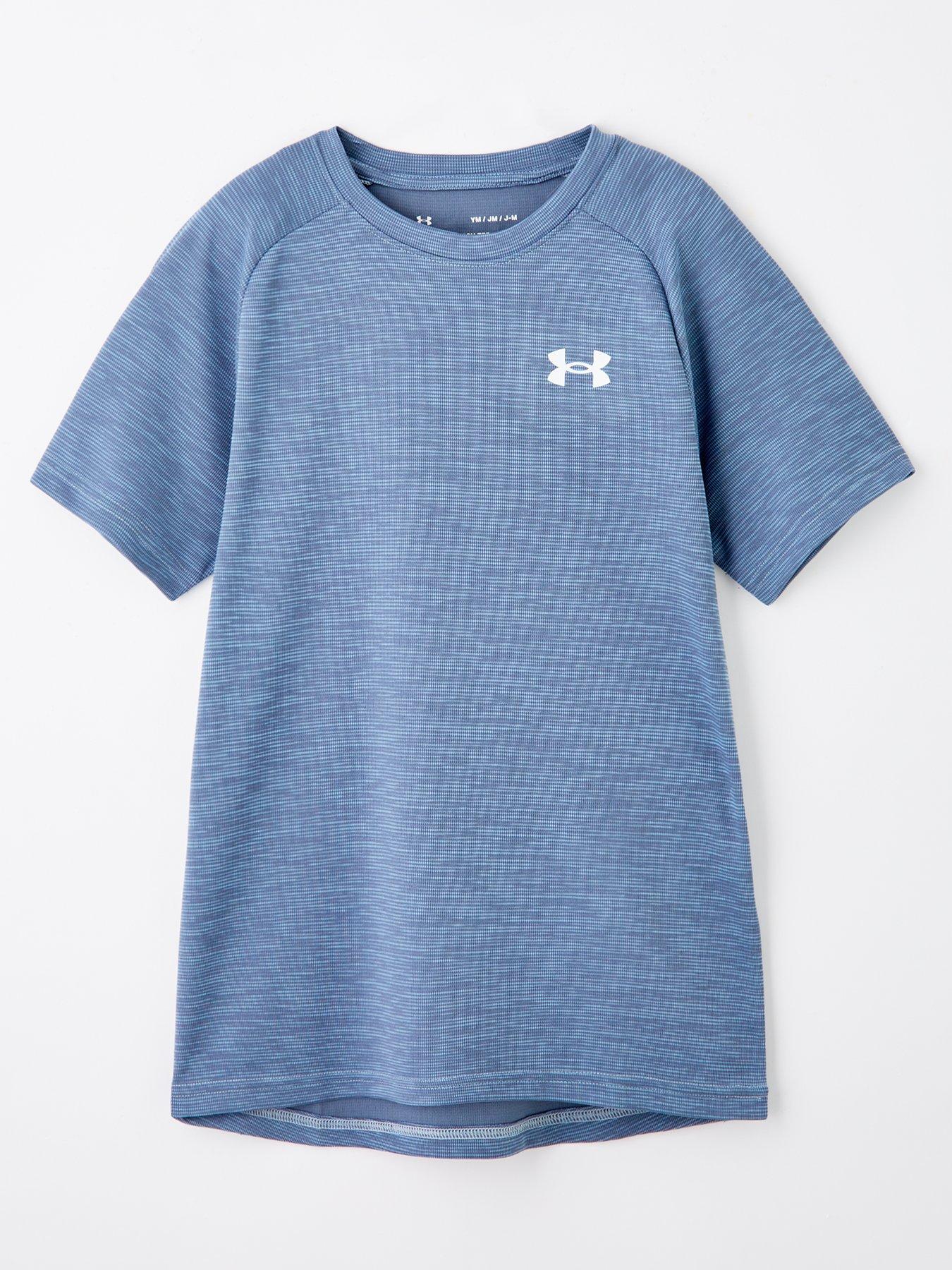 under-armour-junior-boys-training-tech-textured-t-shirt-blue