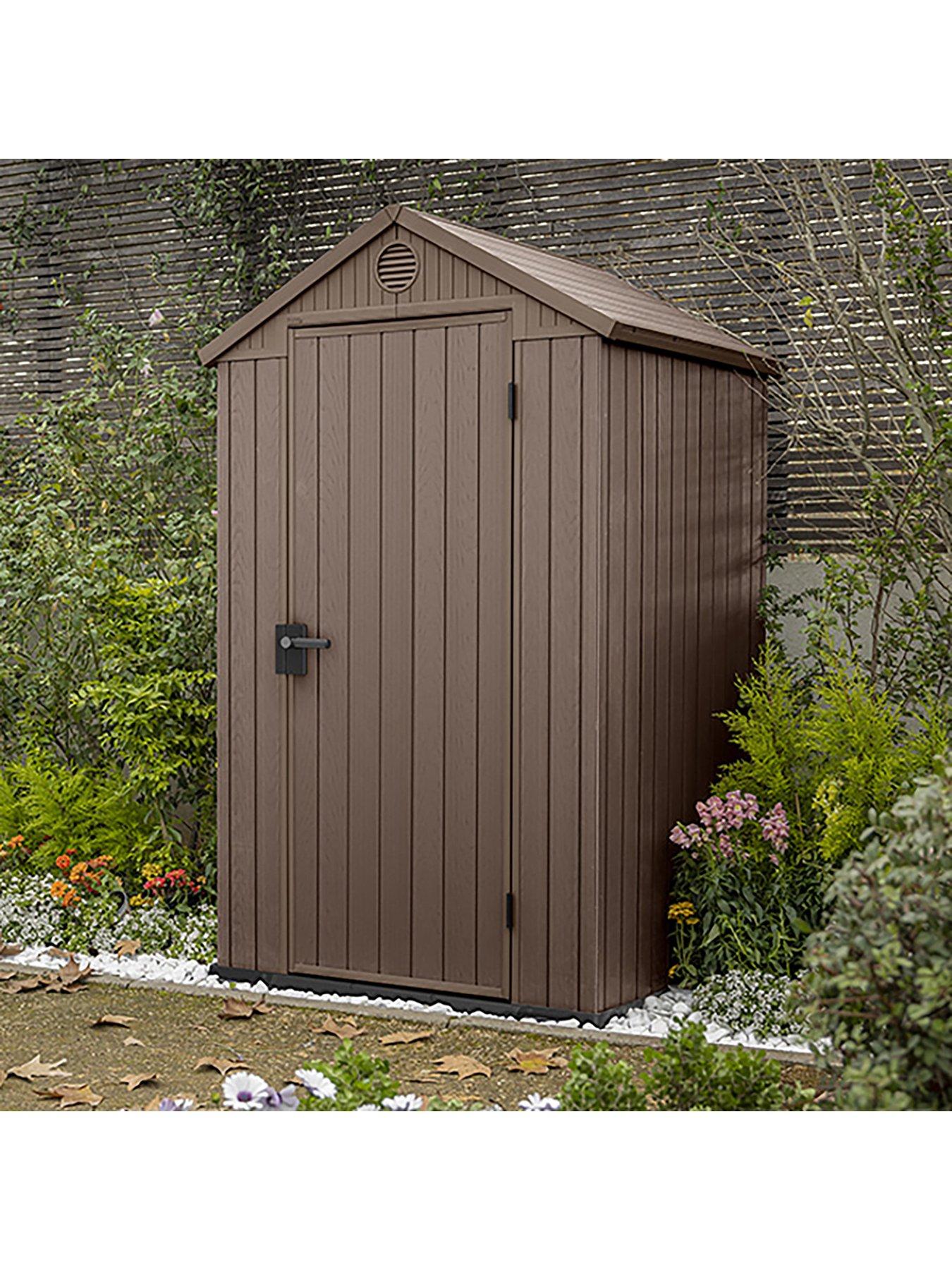 Keter Darwin Shed 4x4 brown | Littlewoods