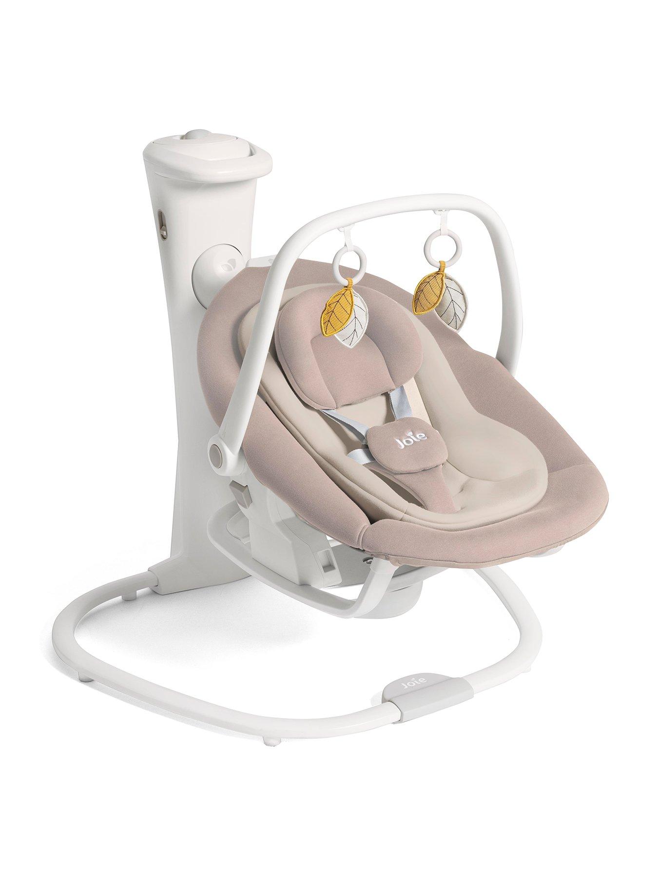 Image 2 of 8 of Joie Whimsy Wind Up Swing - Almond