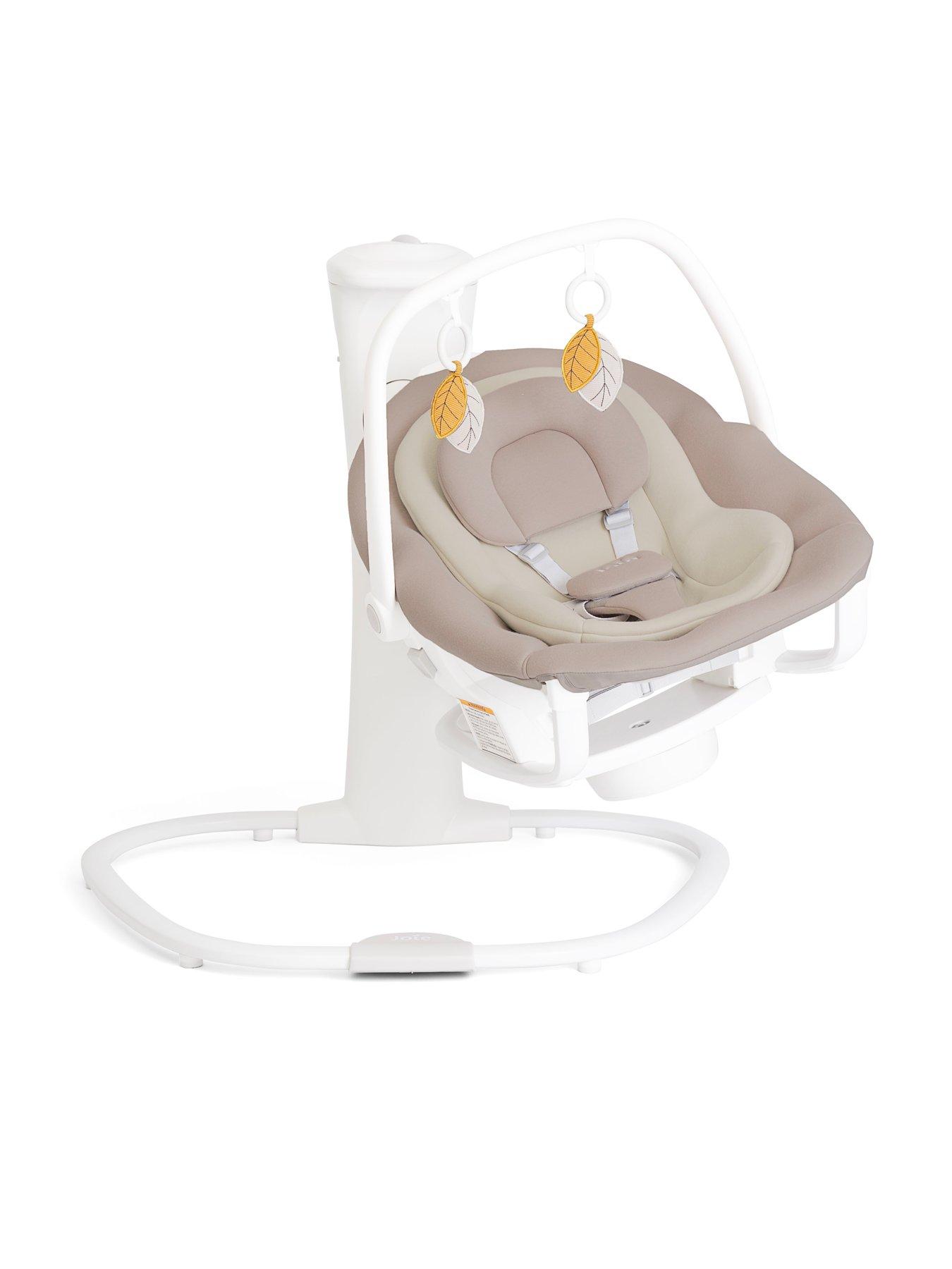 Image 4 of 8 of Joie Whimsy Wind Up Swing - Almond