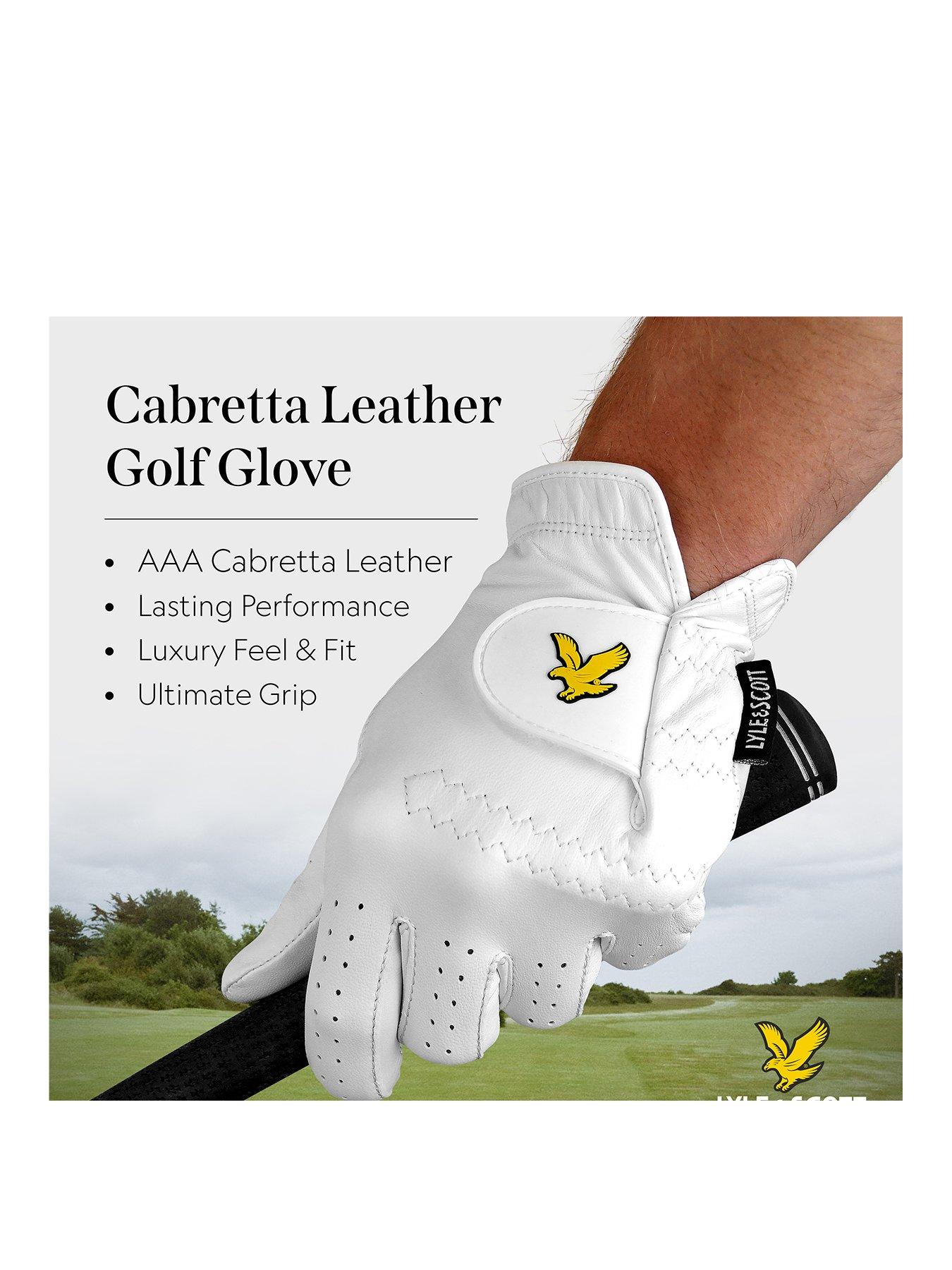 Image 2 of 7 of Lyle & Scott Cabretta Leather Left Hand Golf Glove ML