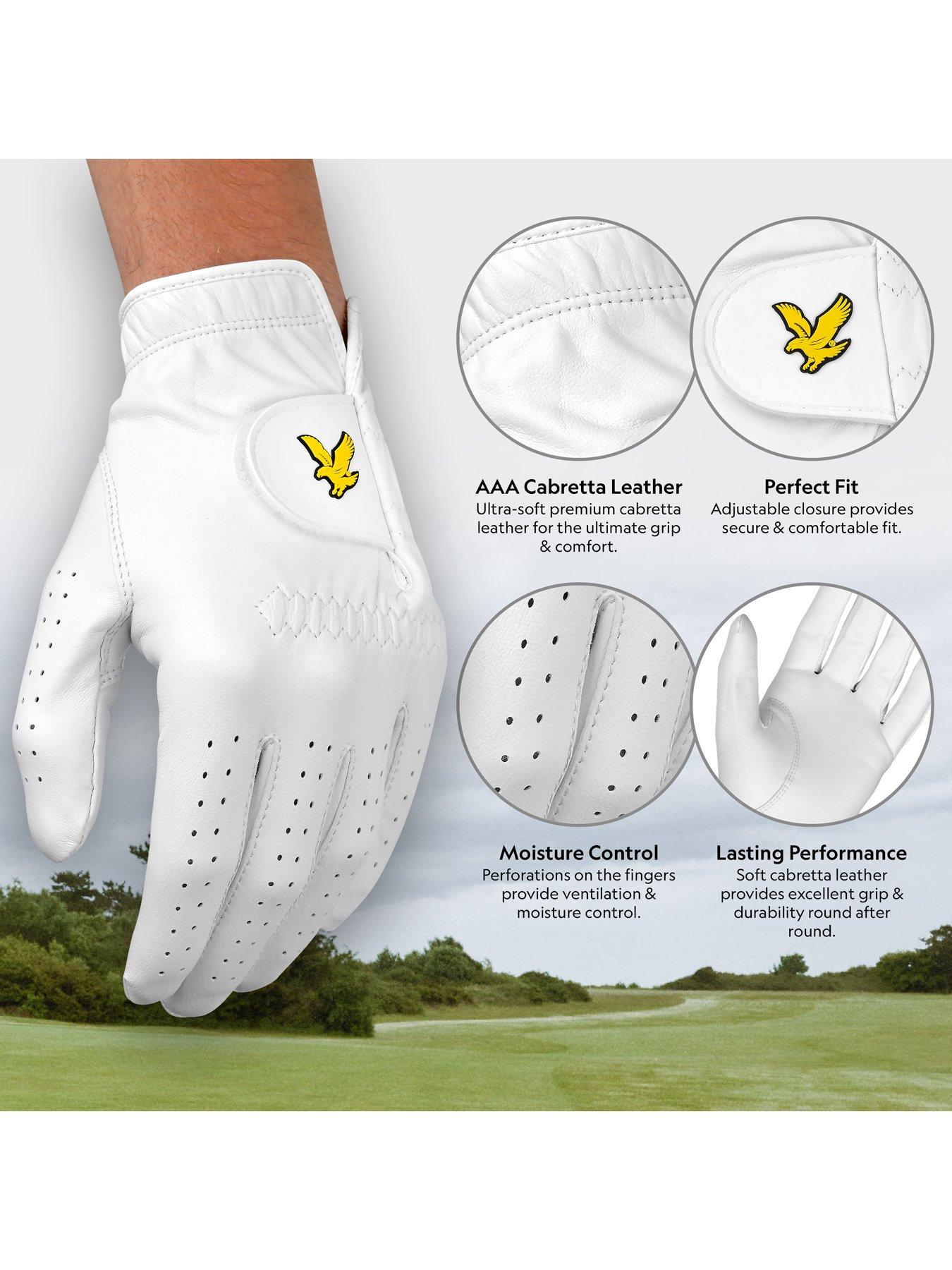 Image 3 of 7 of Lyle & Scott Cabretta Leather Left Hand Golf Glove ML