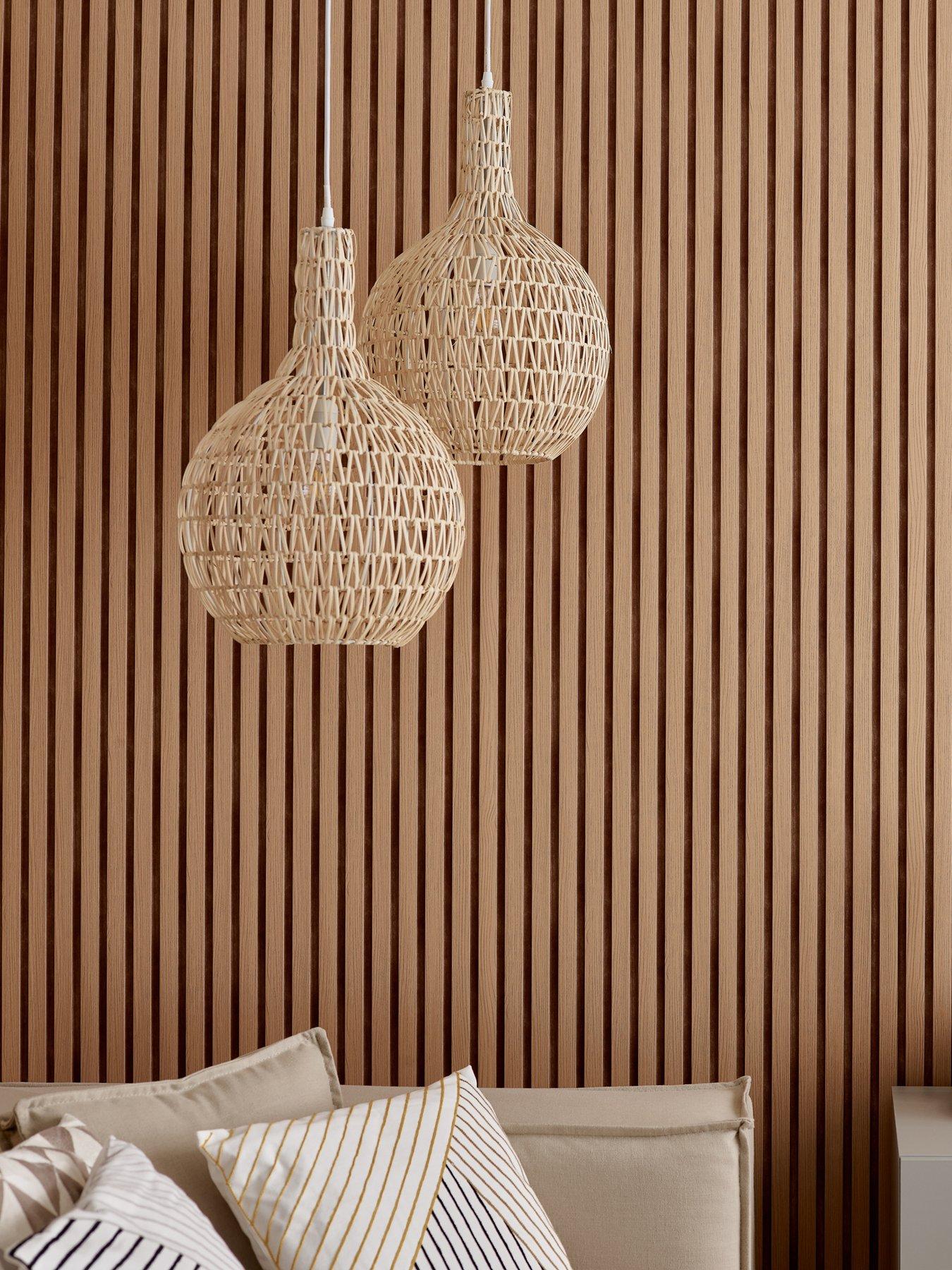 Image 1 of 7 of VOX Linerio Internal Decorative Wall Panel Pack 8; 2650mm x 122mm per each length; Total coverage 2.6m2