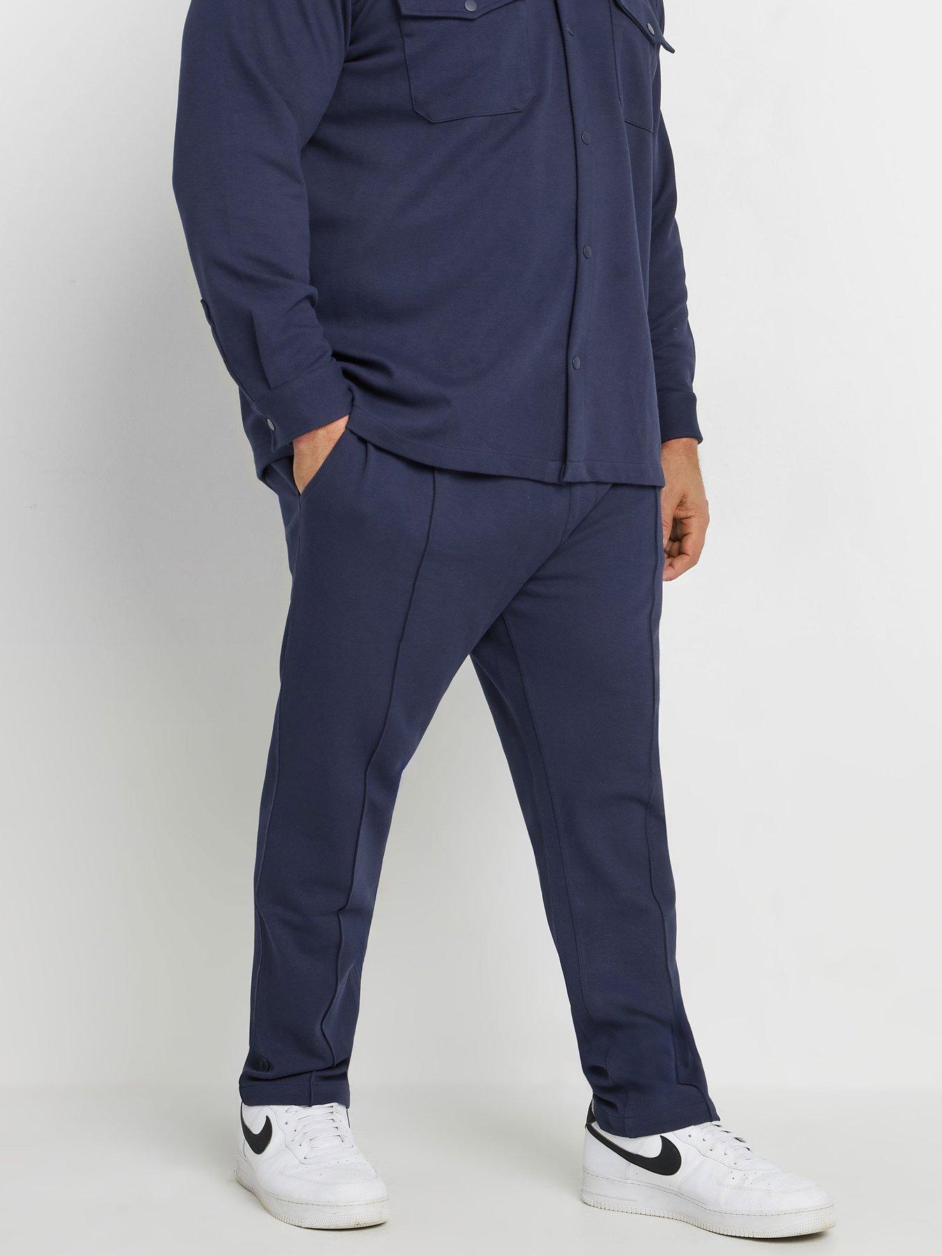 badrhino-textured-jersey-joggers-blue