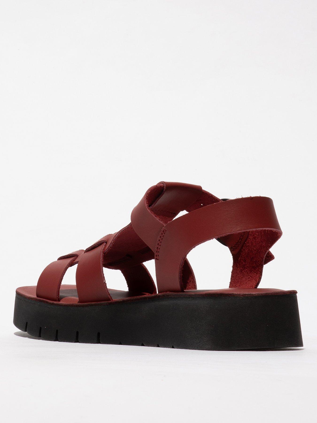  image of fly-london-sudy-fisherman-sandal-brown