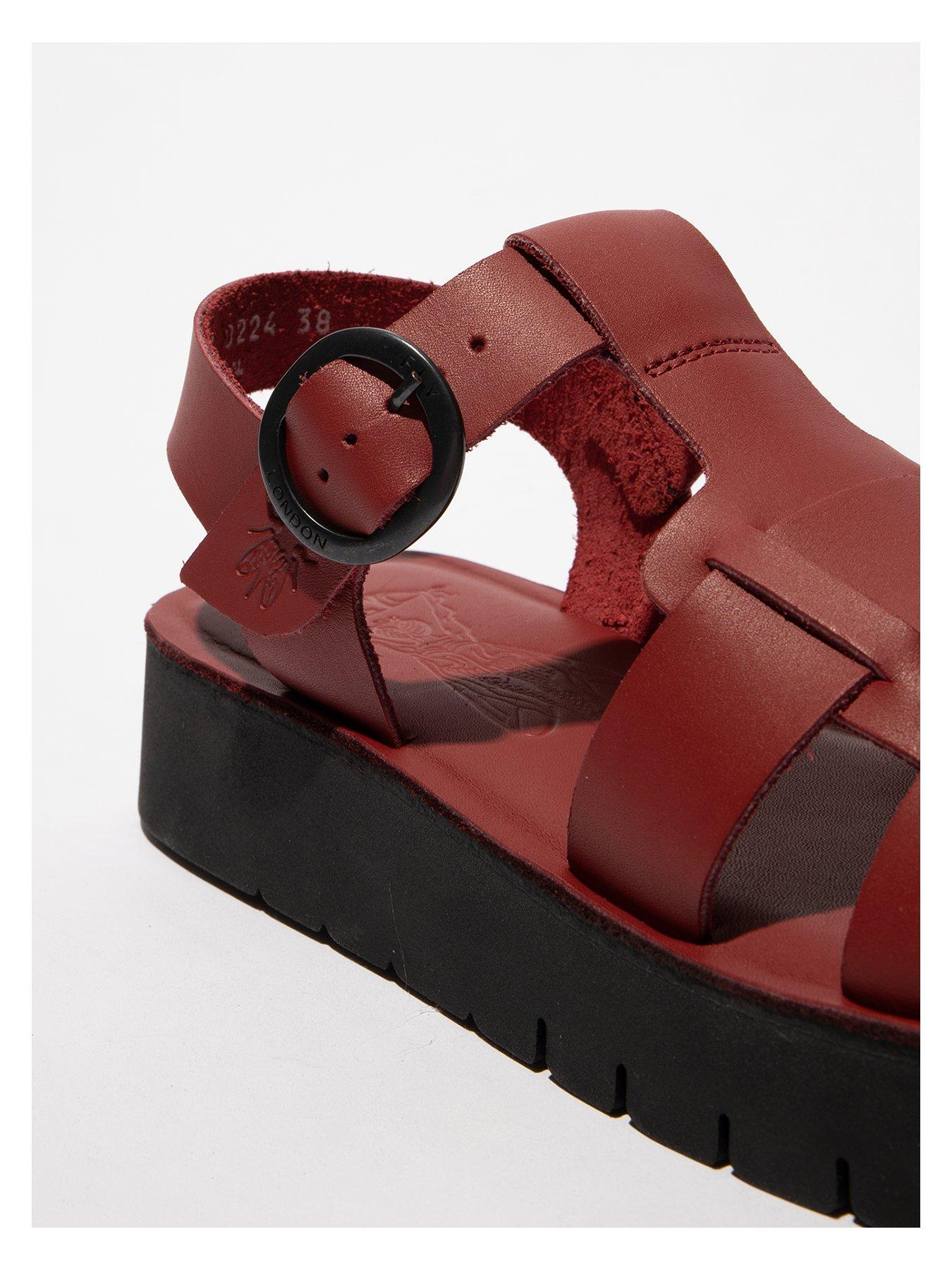  image of fly-london-sudy-fisherman-sandal-brown