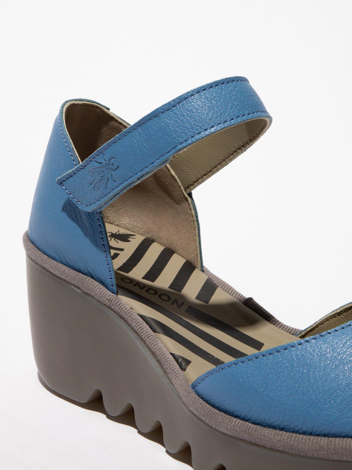  image of fly-london-biso-round-toe-wedge-shoe-blue