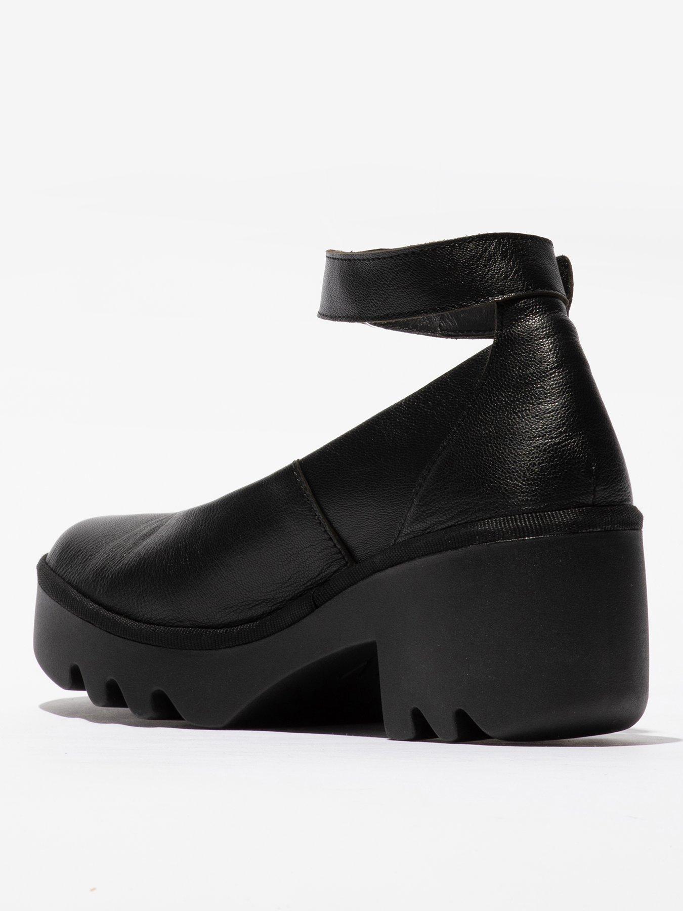  image of fly-london-tiry-leather-heeled-shoe-black