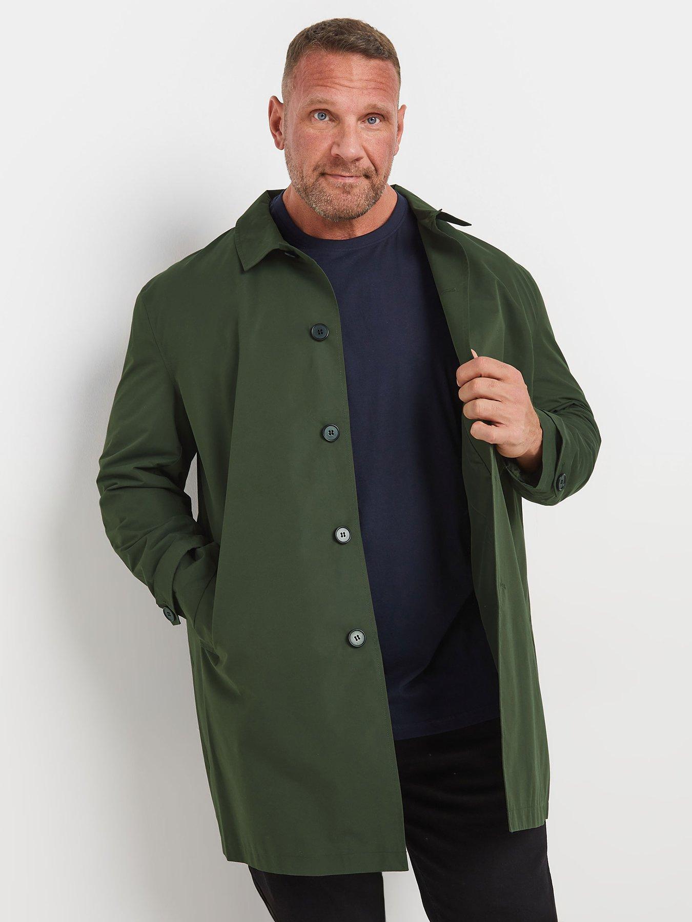  image of badrhino-mac-raincoat-khaki-green