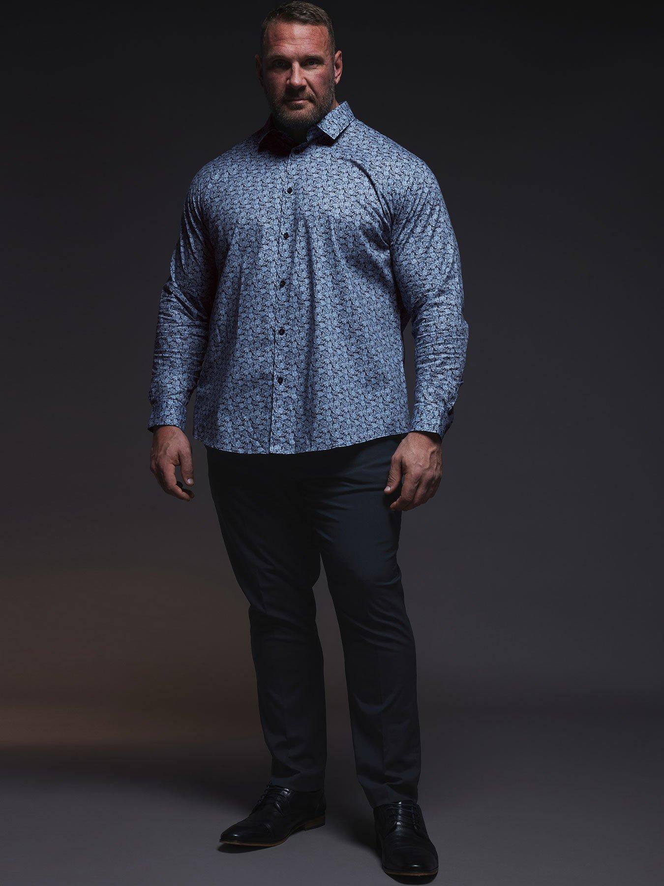  image of badrhino-formal-shirt-blue