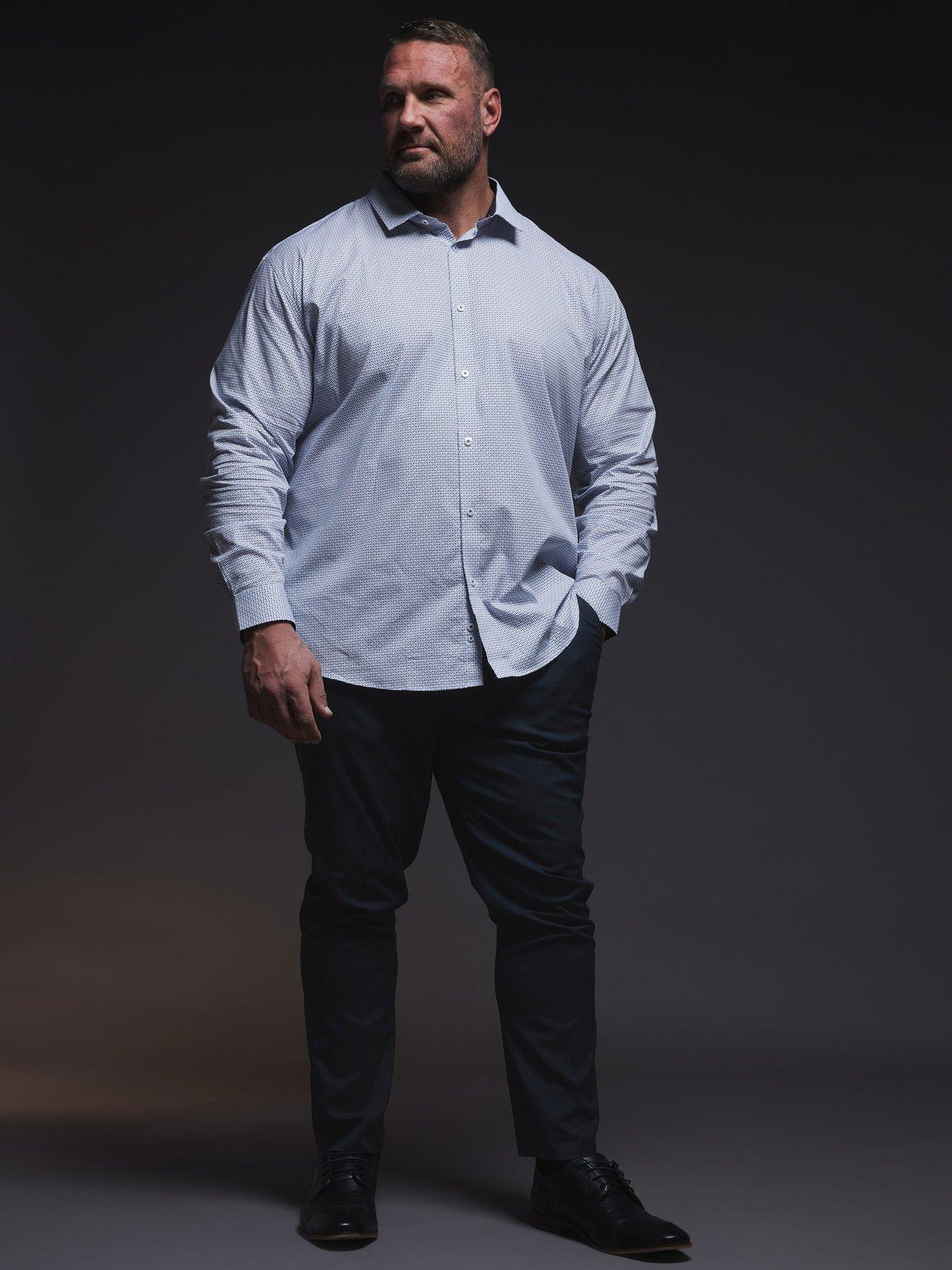 image of badrhino-formal-shirt-blue