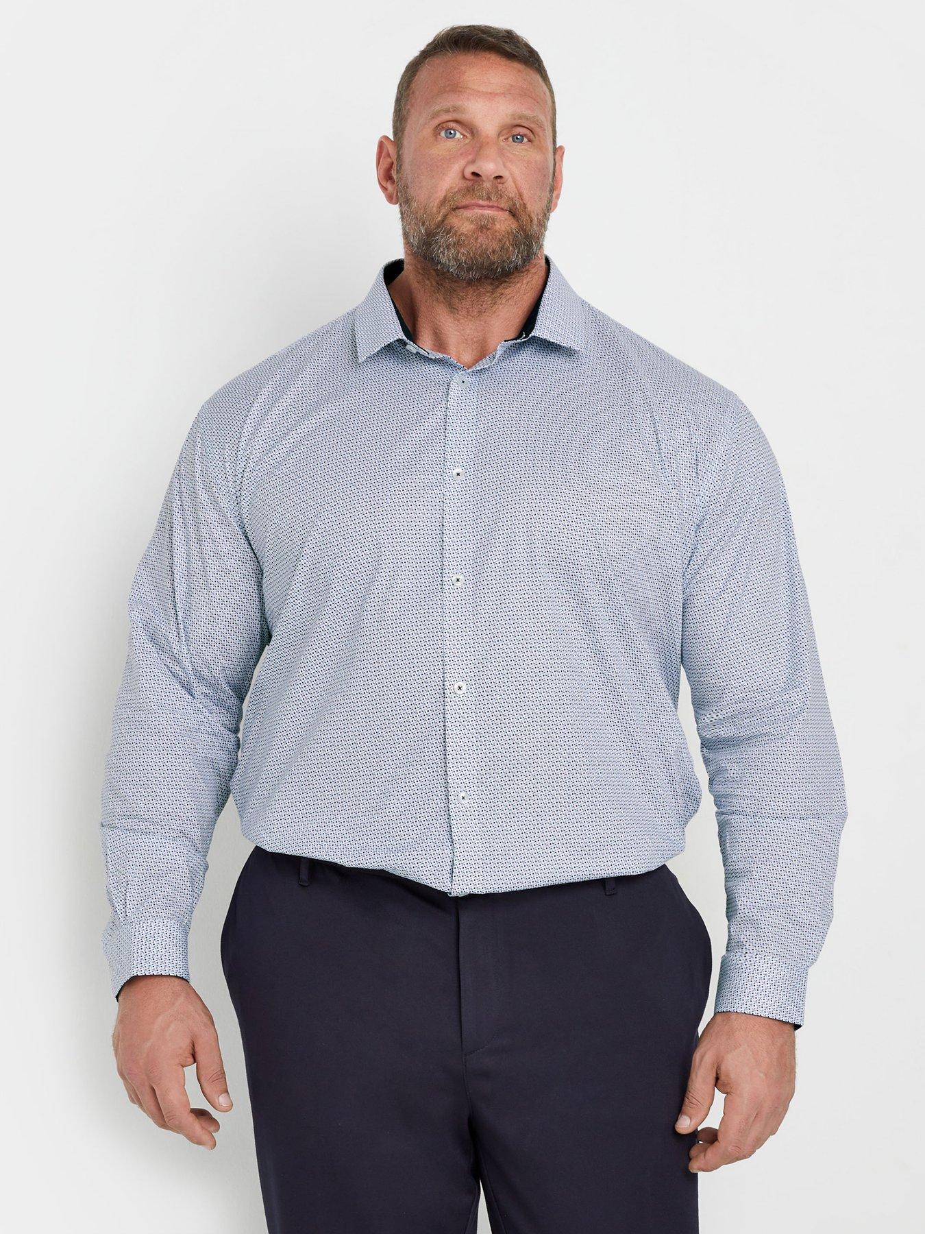 image of badrhino-formal-shirt-blue
