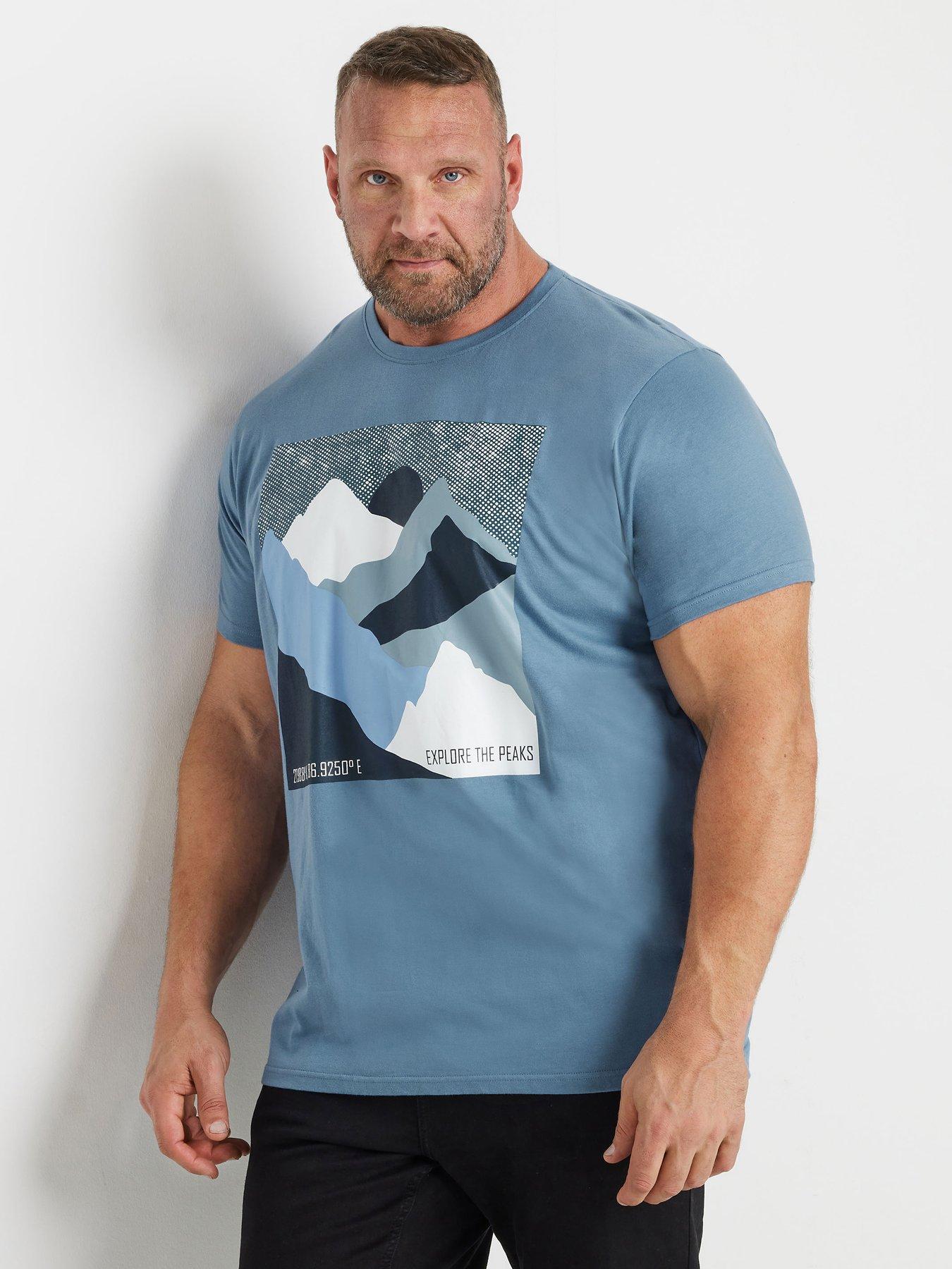 badrhino-abstract-mountain-t-shirt-blue