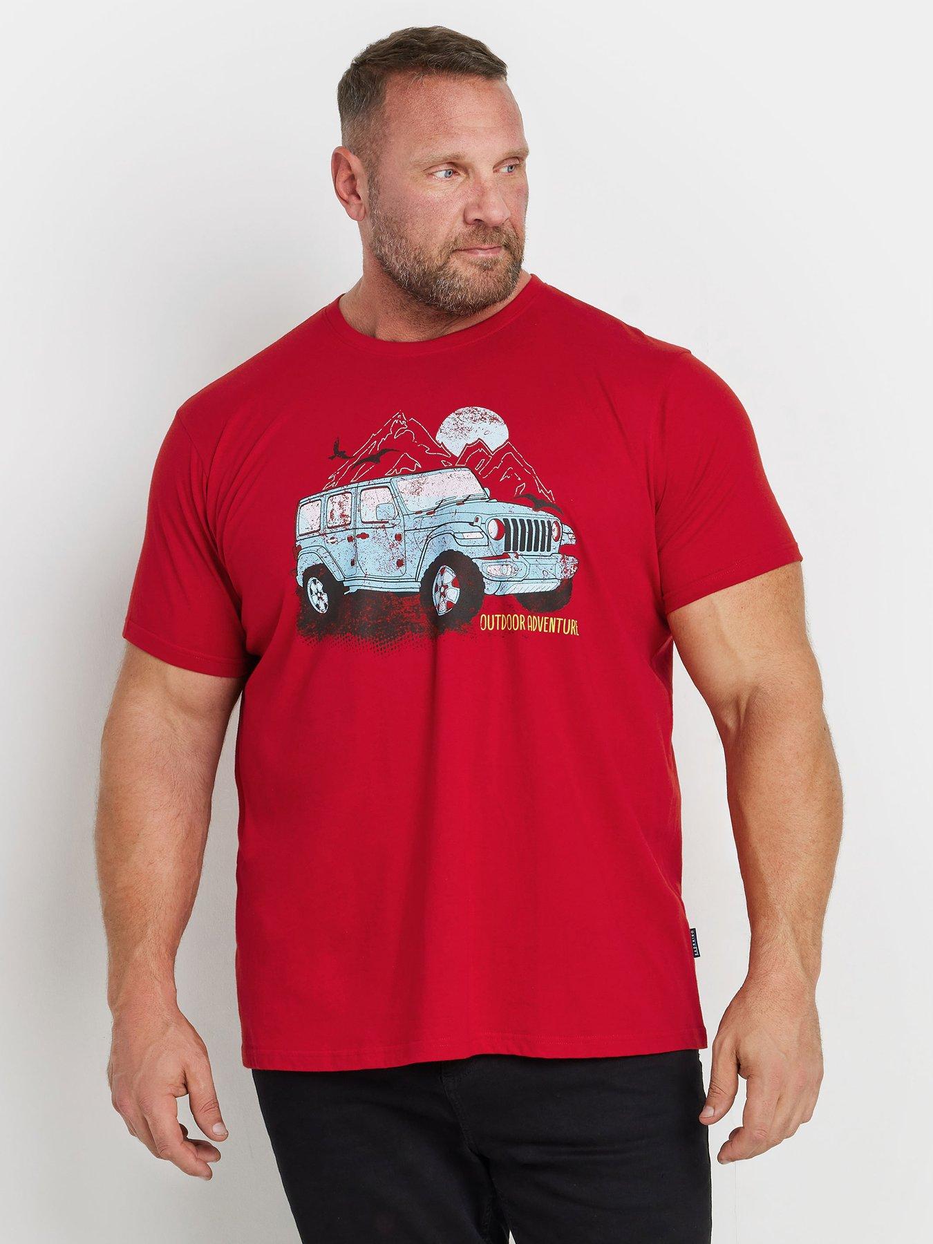 badrhino-mountain-jeep-t-shirt-red
