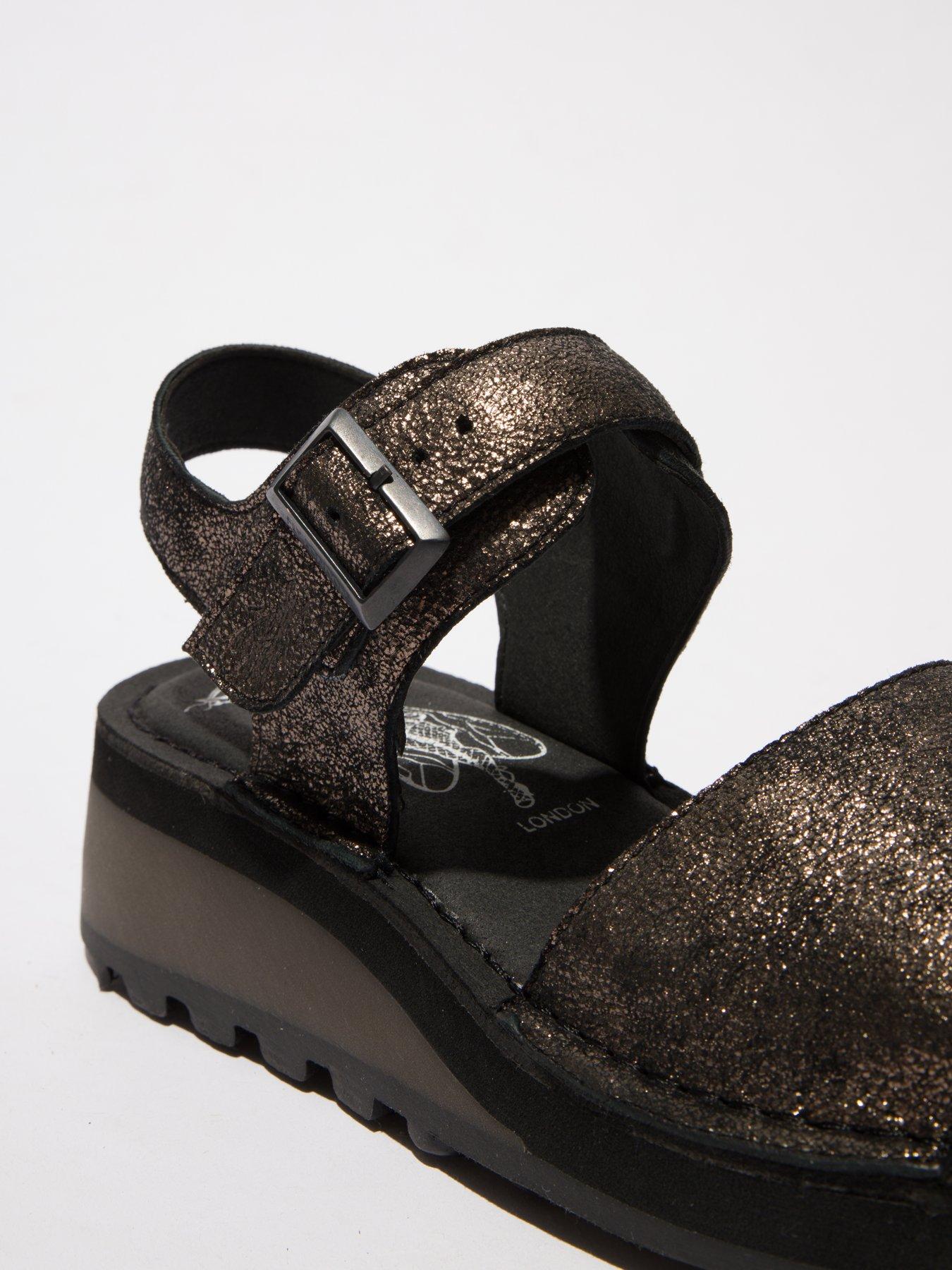  image of fly-london-haly-chunky-sandal-black