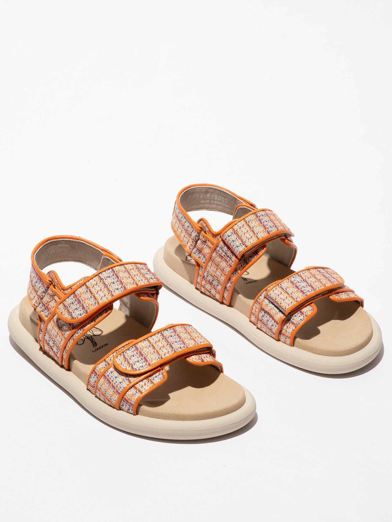 stillFront image of fly-london-paav-velcro-strap-sandal-orange