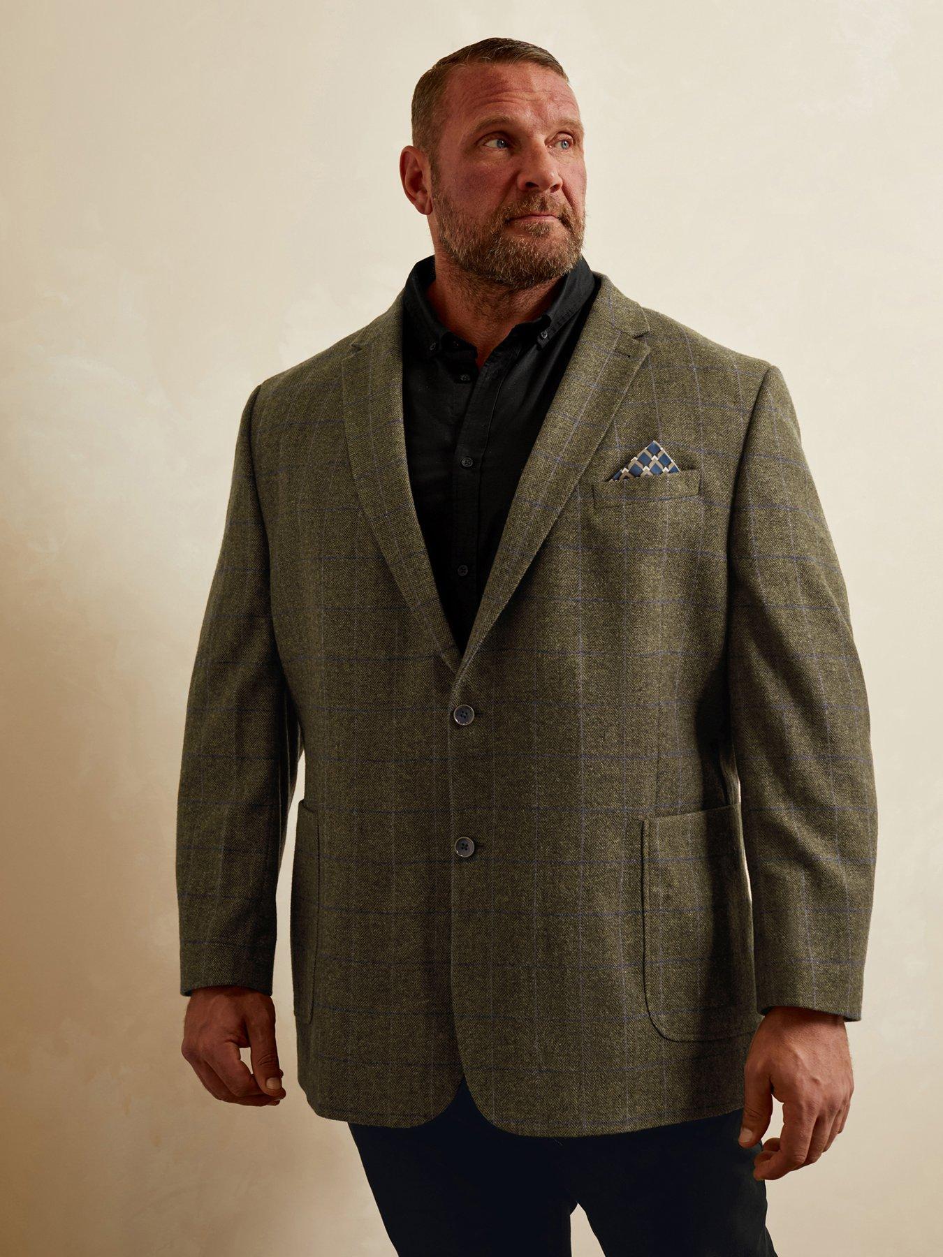 badrhino-checked-suit-jacket-regular