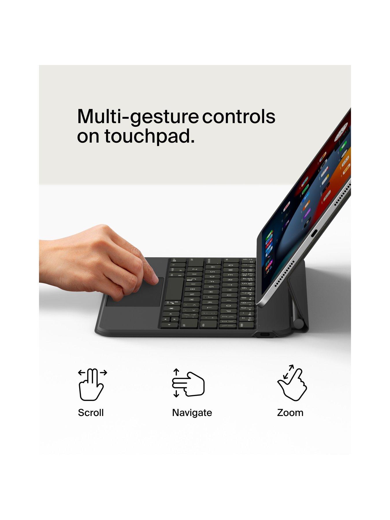  image of belkin-magnetic-keyboard-folio-for-11-m4-ipad-pro-english