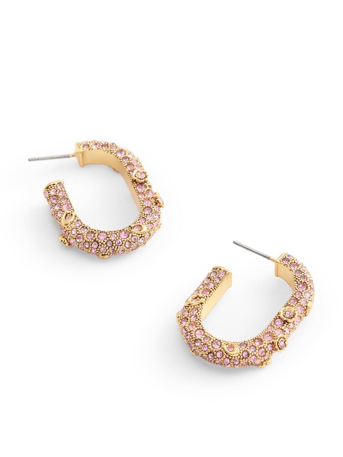 coach-signature-paveacute-floral-hoop-earrings-pink