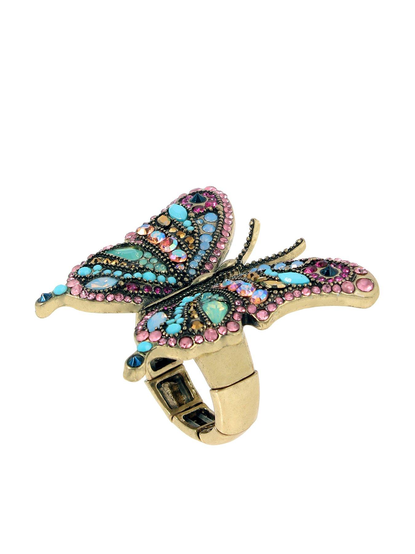 betsey-johnson-boho-butterfly-cocktail-stretch-ring