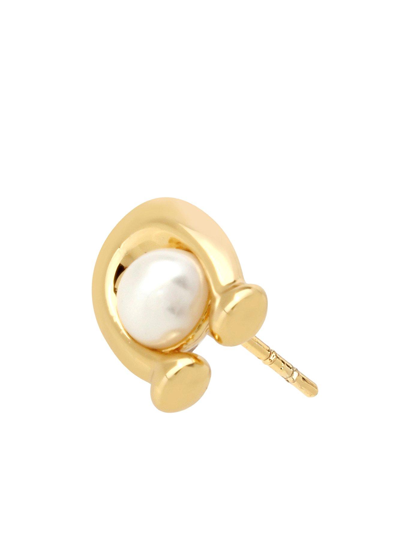  image of coach-pearl-signature-stud-earrings