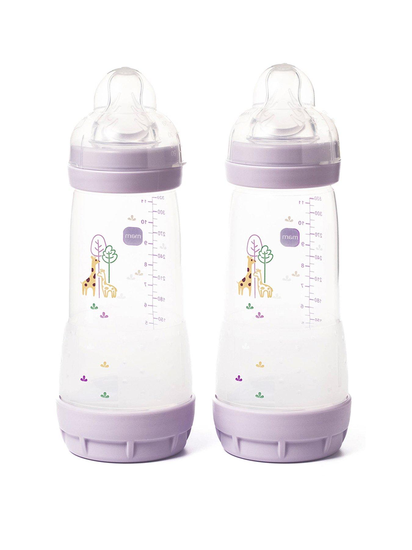 Image 1 of 6 of MAM Easy Start 320ml Bottle 2pk - Pink