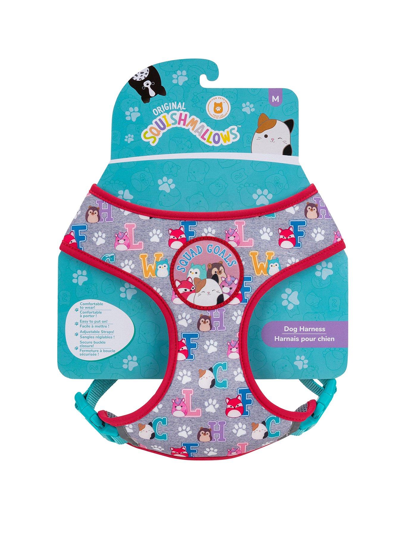 Squishmallows Original Squad Goals Pet Harness (Medium-Sized) - Official Jazwares Pets Apparel