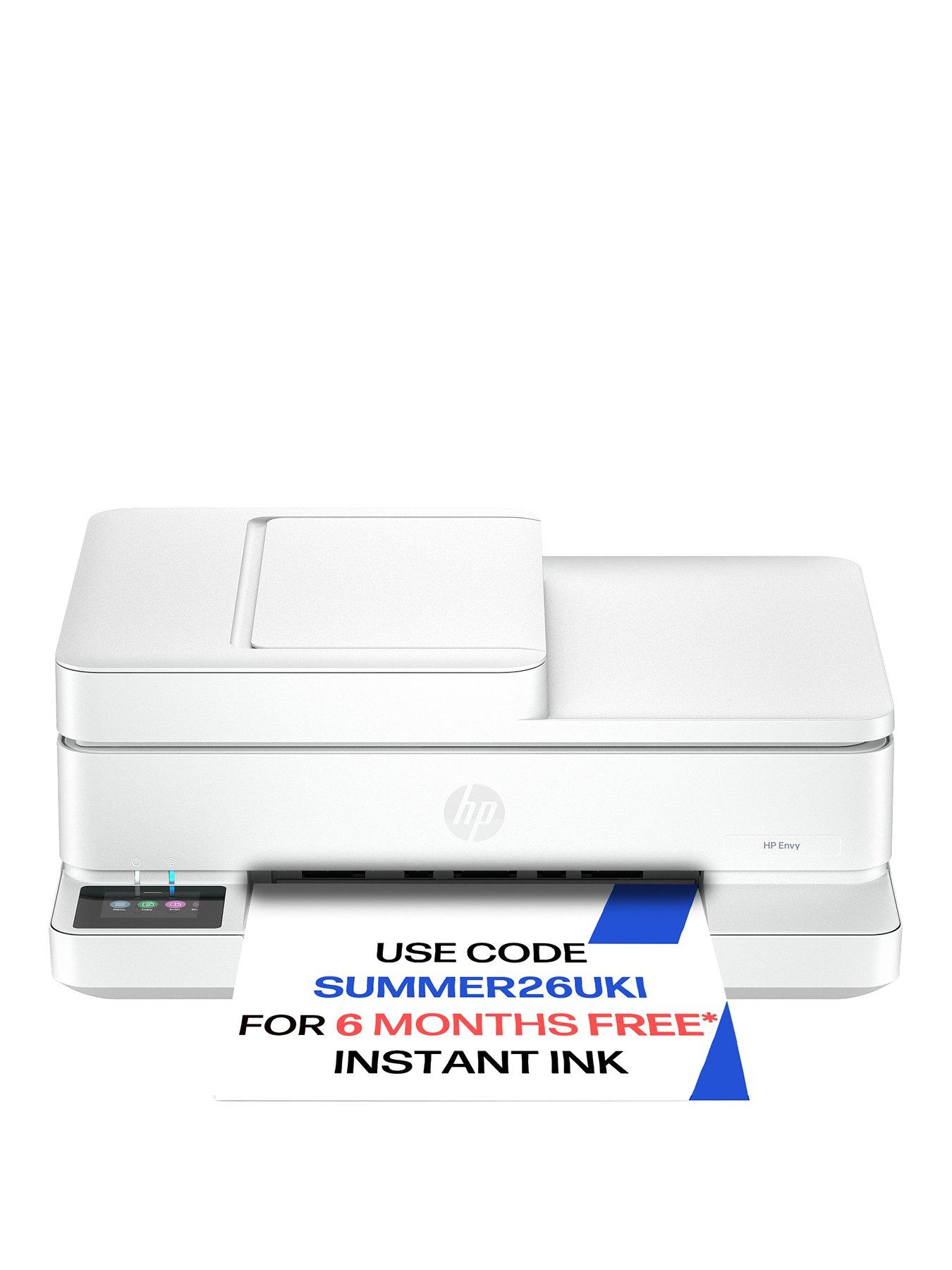 HP Envy 6530e AiO Wireless Printer with 3 months of Instant Ink Included with HP+