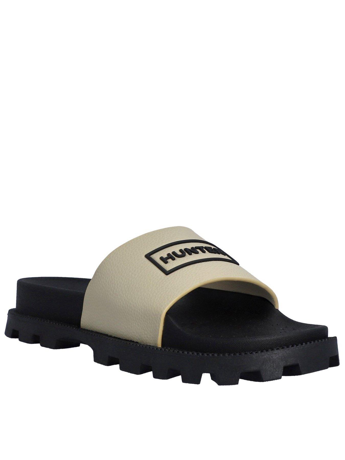 hunter-vegan-synthetic-leather-slider-gravel