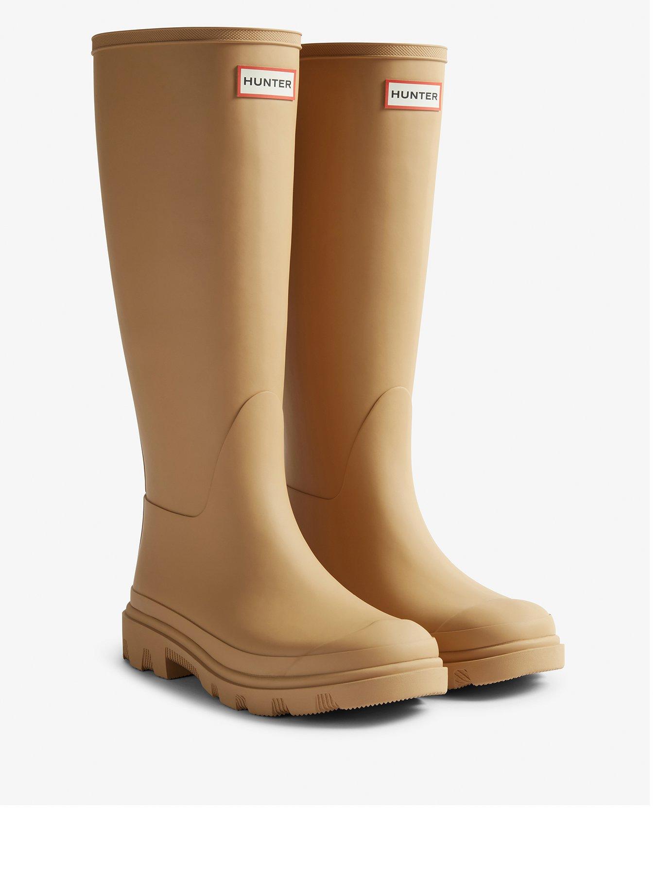 Image 1 of 4 of Hunter Womens Downpour Tall Boot - Biscuit