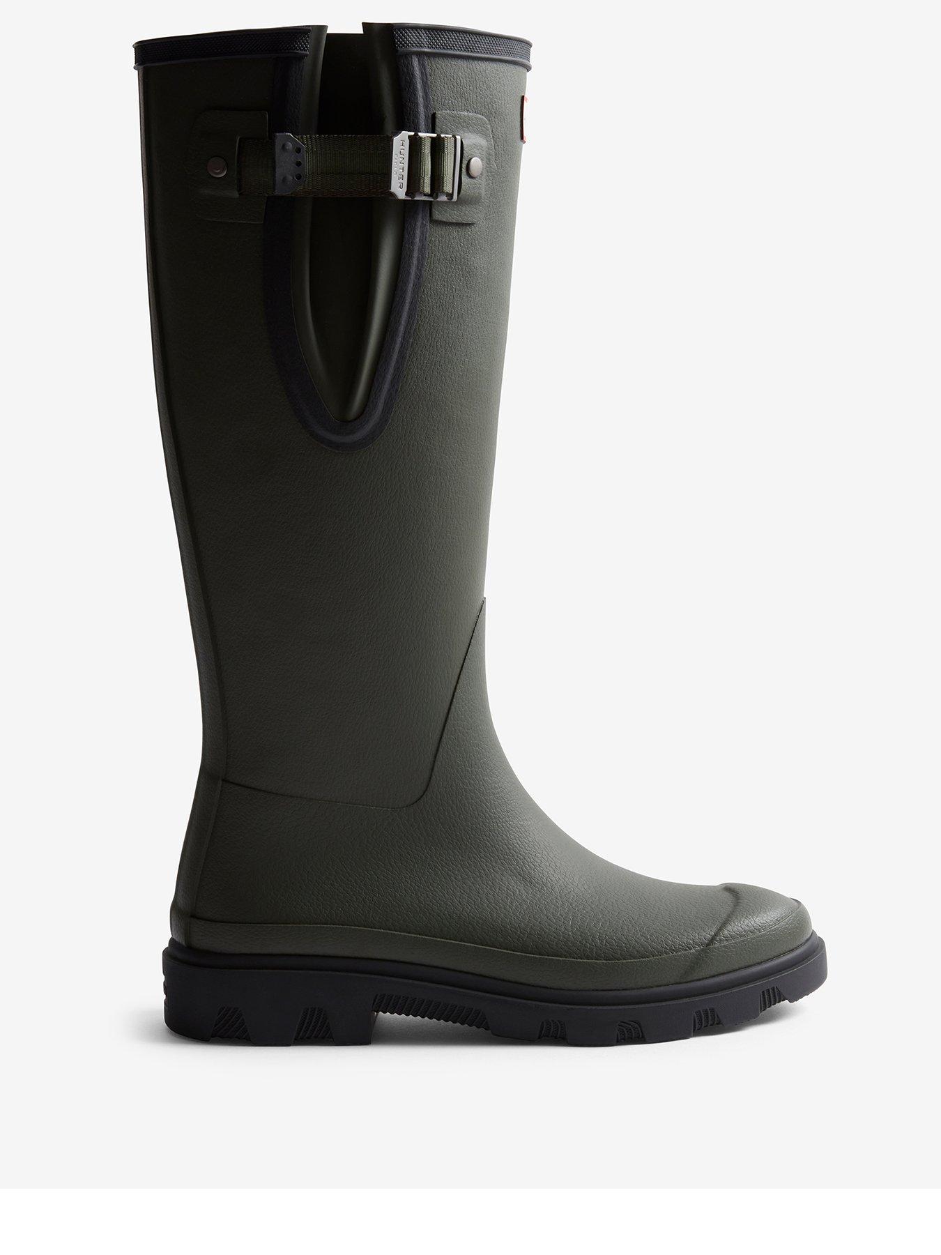 Image 2 of 3 of Hunter Womens Downpour Adjustable Boot - Dark Olive