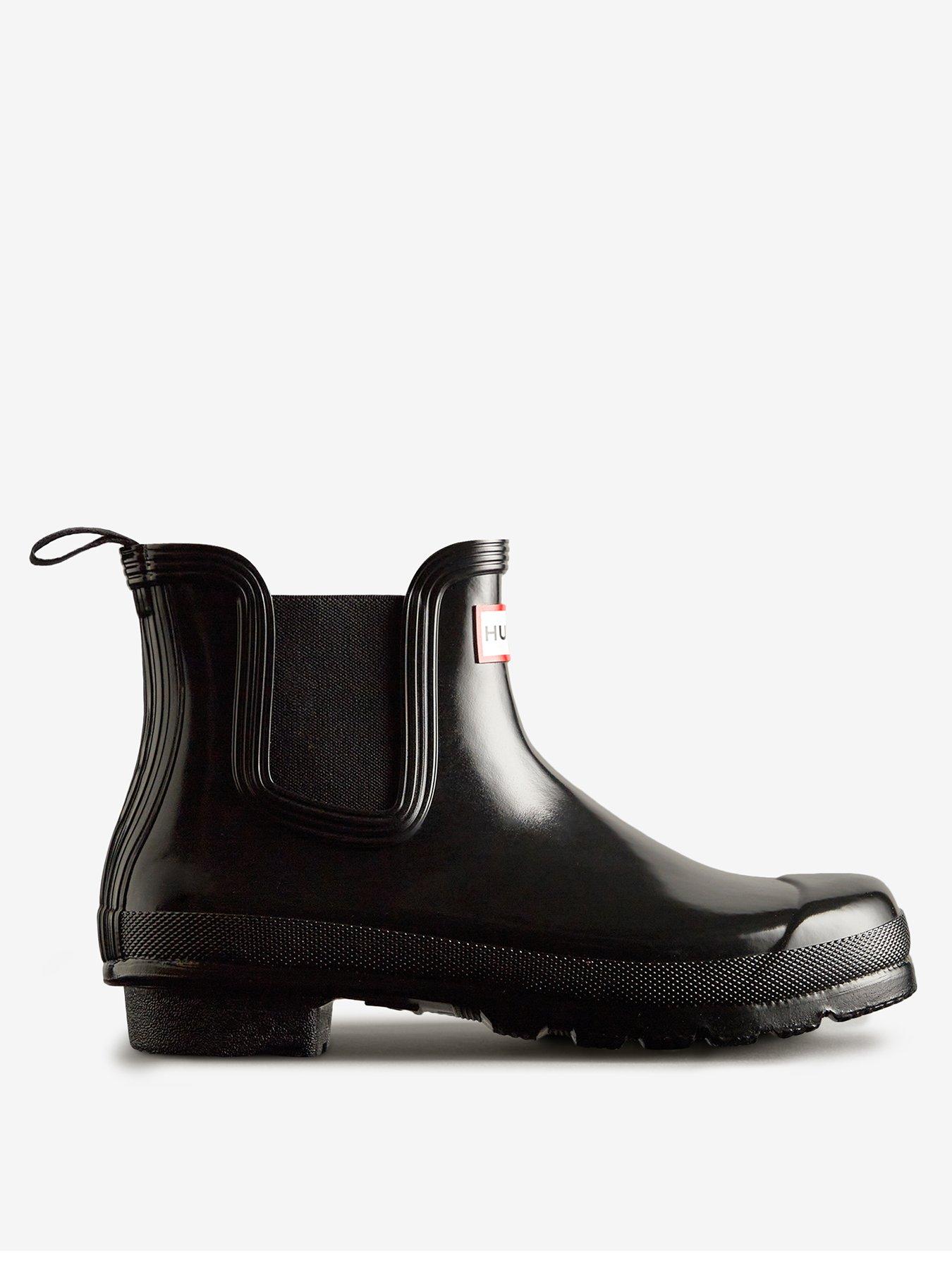 Image 2 of 4 of Hunter Womens Original Gloss Chelsea Boot - Black