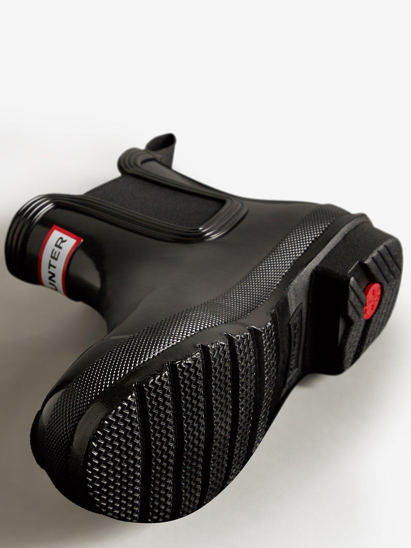 Image 4 of 4 of Hunter Womens Original Gloss Chelsea Boot - Black