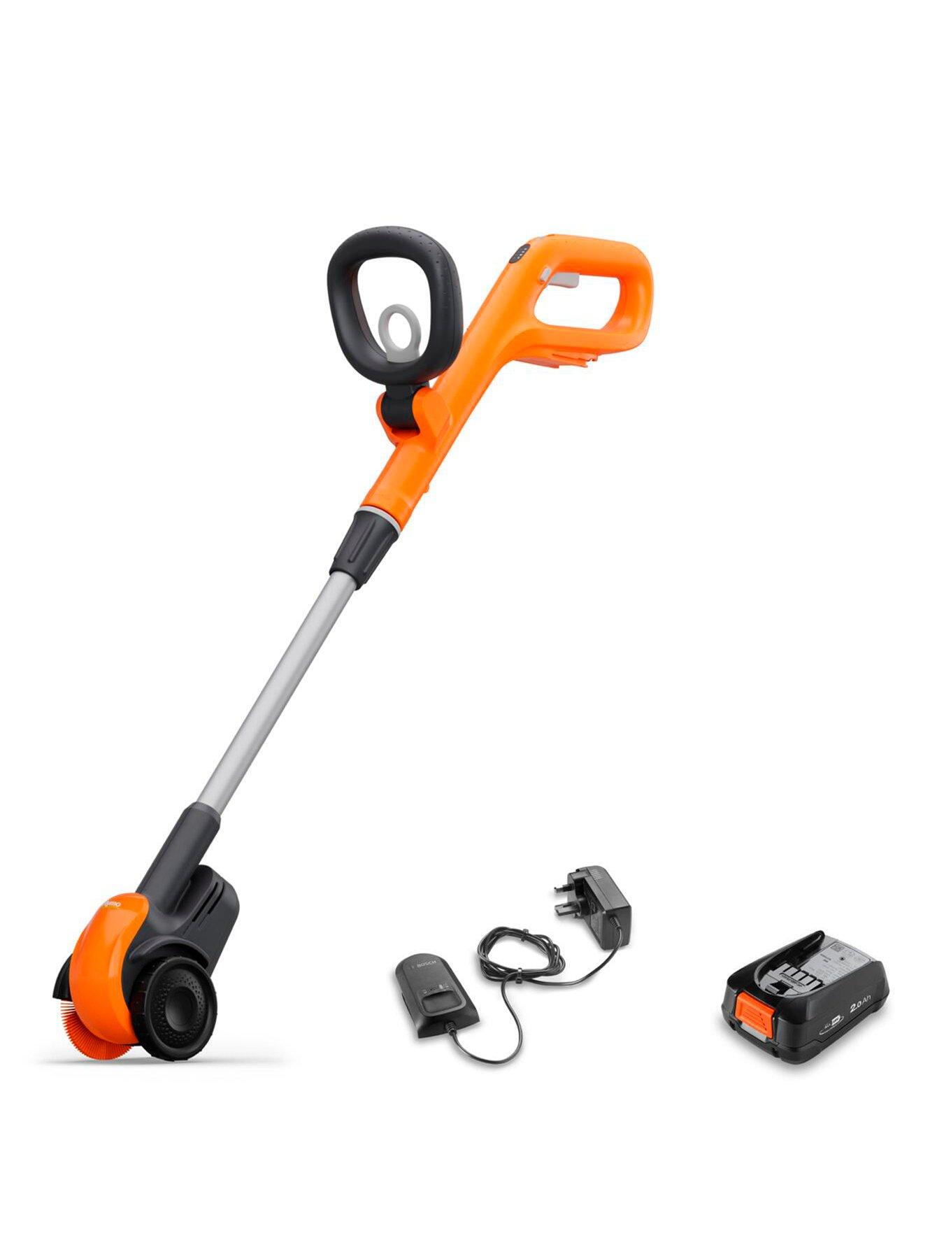 front image of flymo-18v-easiweeder-cordless-weeding-brush
