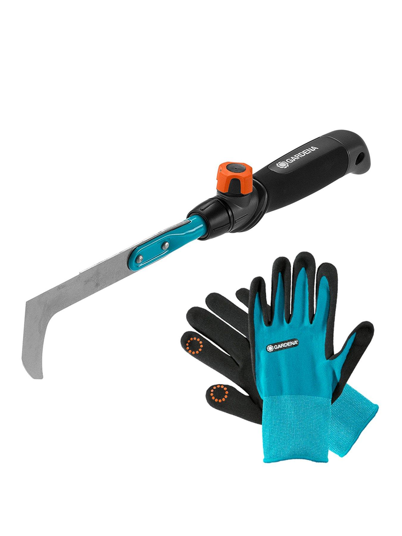 Image 1 of 6 of Gardena combisystem Patio Weeder + FREE Gloves, Effortless Weed &amp; Moss Removal