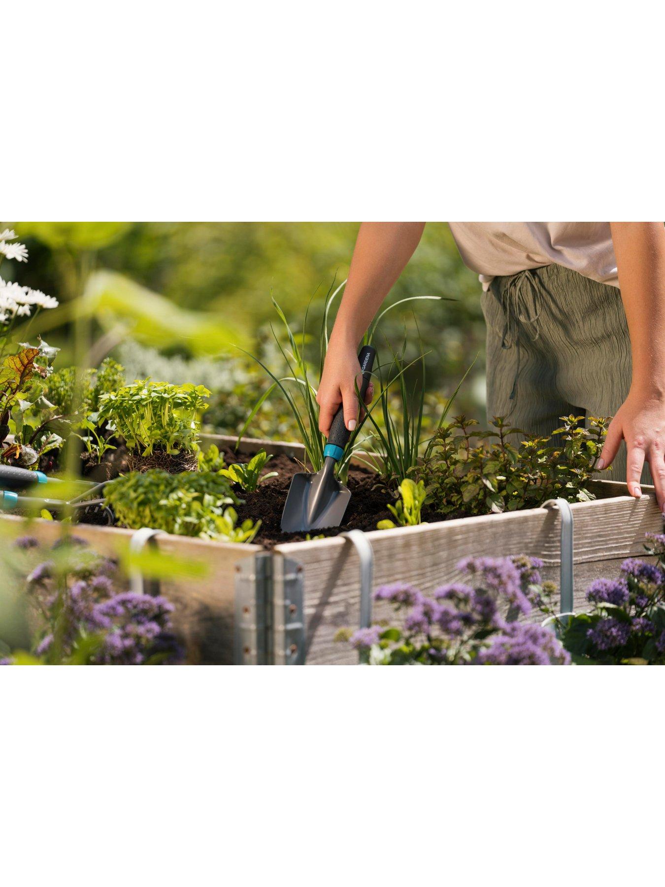 Image 5 of 7 of Gardena Hand Tool Bundle including trowel, Rake and weeding trowel