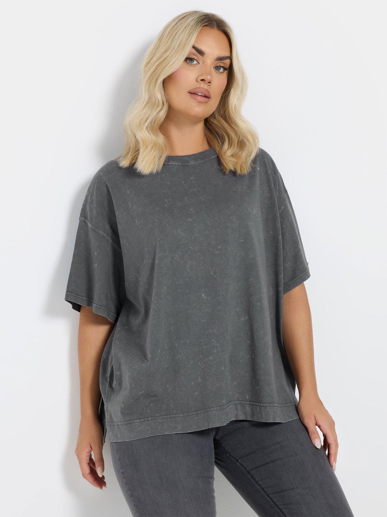 undefined Curve Heavy Weight Box T-shirt - Grey