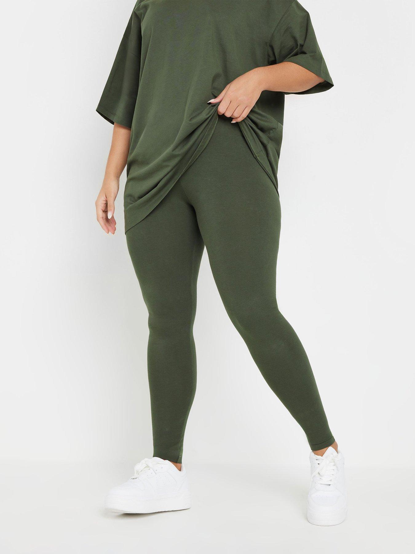  image of yours-curve-green-leggings