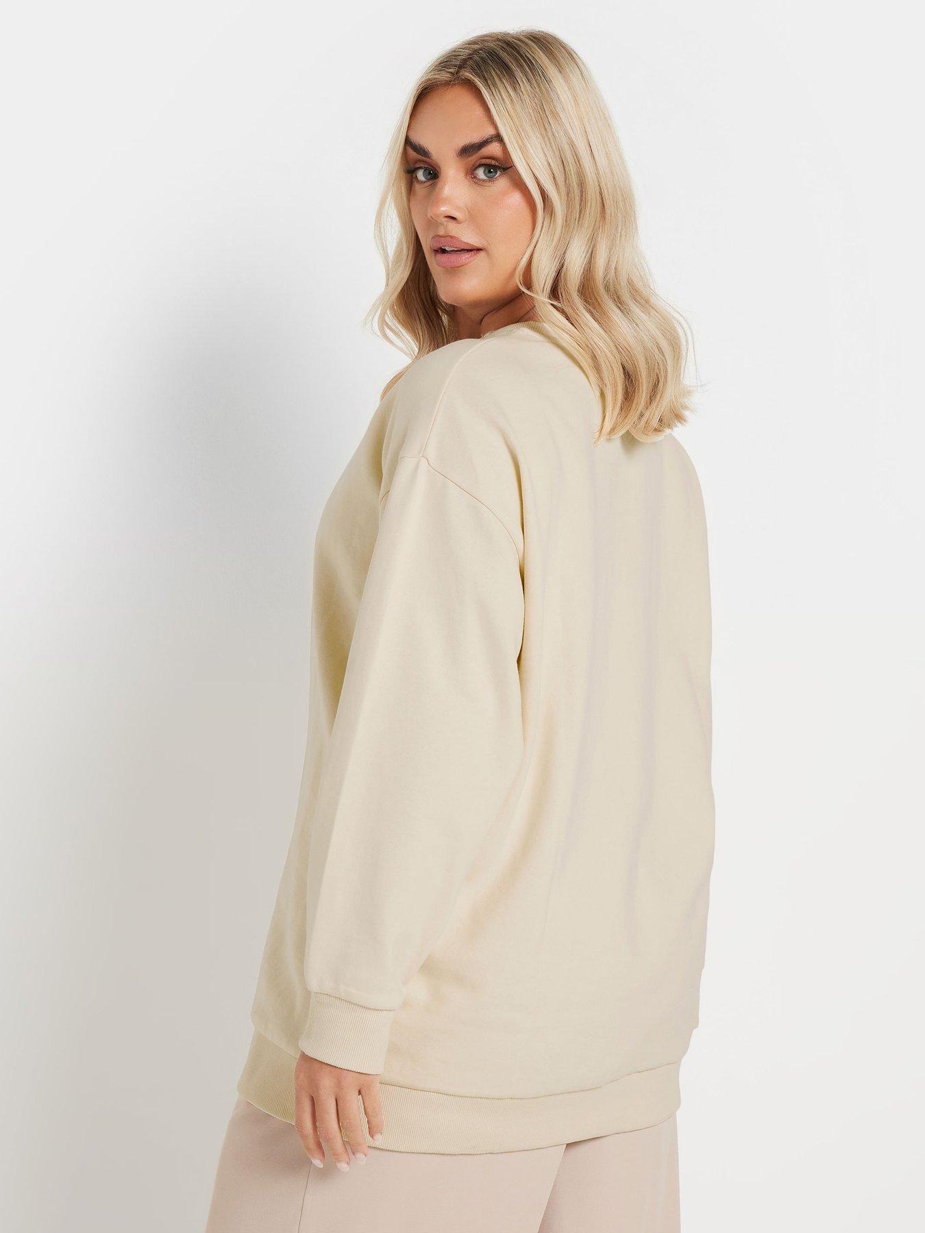 image of yours-curve-crew-sweatshirt-ivory