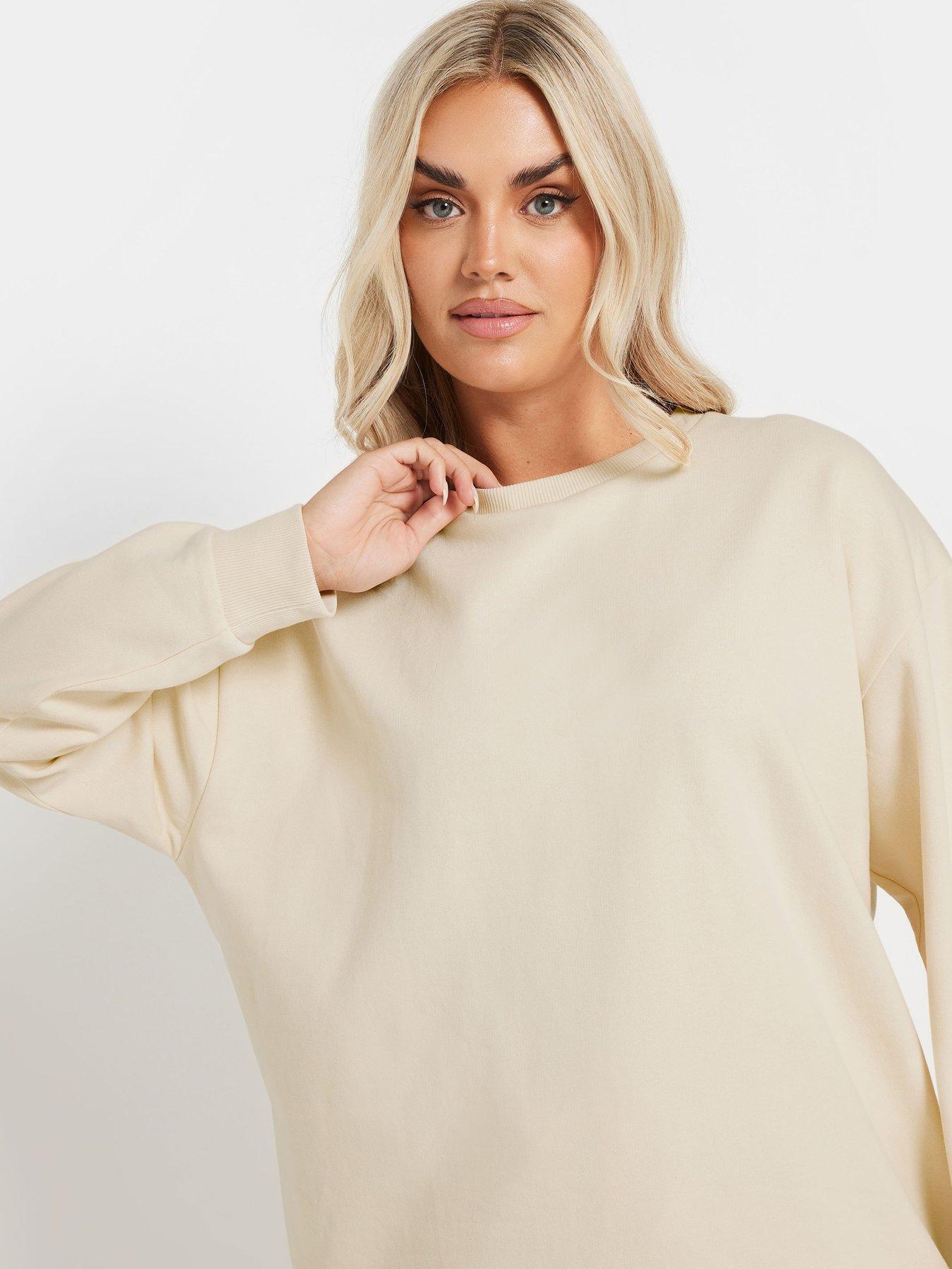  image of yours-curve-crew-sweatshirt-ivory