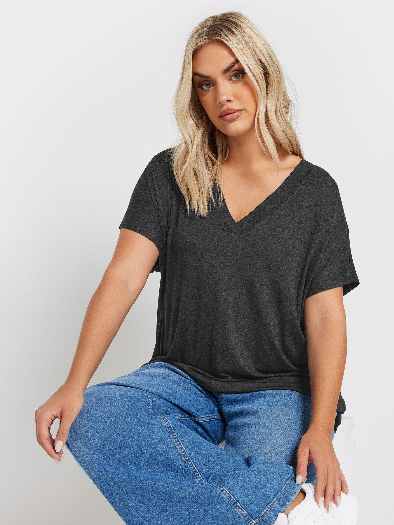 undefined Curve Grown On Basic T-Shirt - Grey
