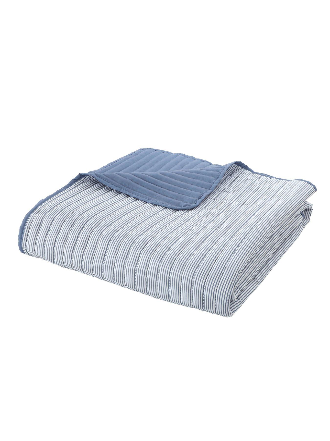 catherine-lansfield-stripe-bedspread-thrownbsp
